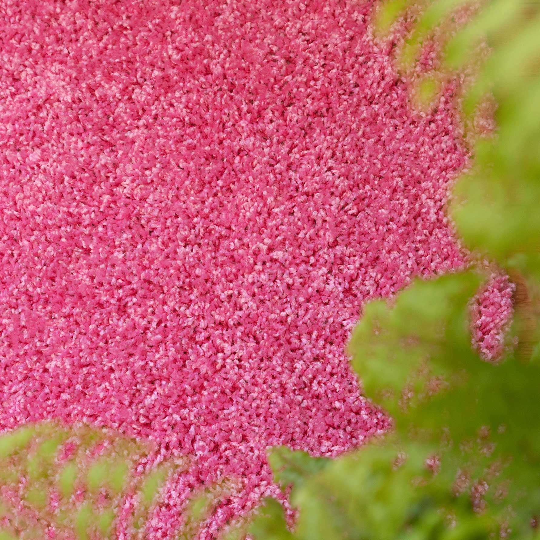 Barbie Pink Shaggy Circle Rug - Image 3