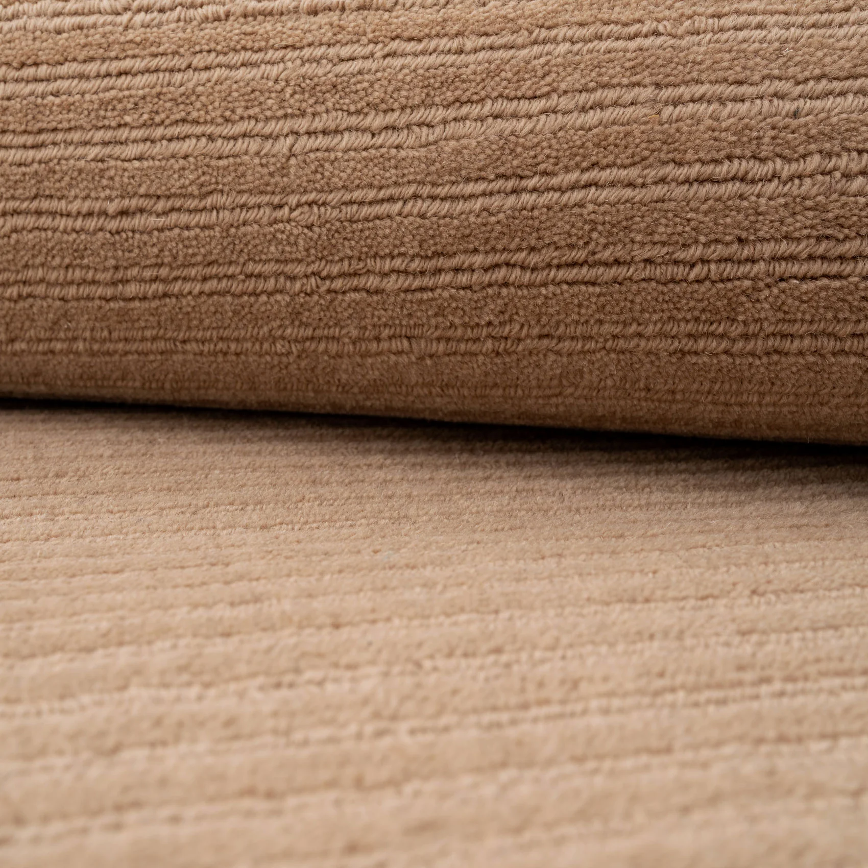 Beige Bordered Wool Rug - Olann Beige - Image 10