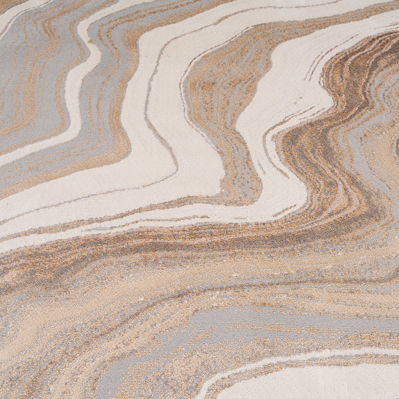 Beige Natural Layers Rug - Aliz - Image 3