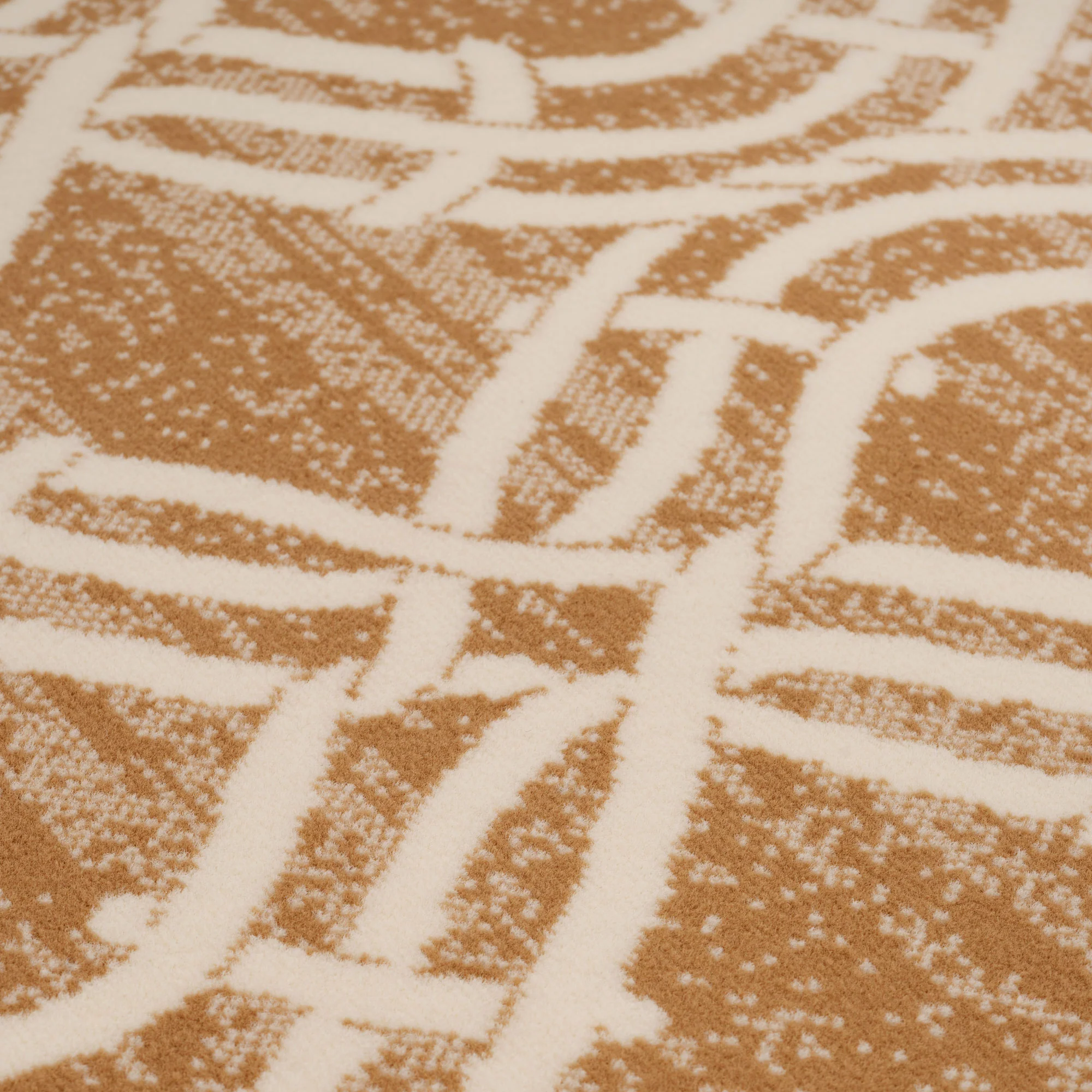 Beige Woven Trellis Living Room Rug - Image 5