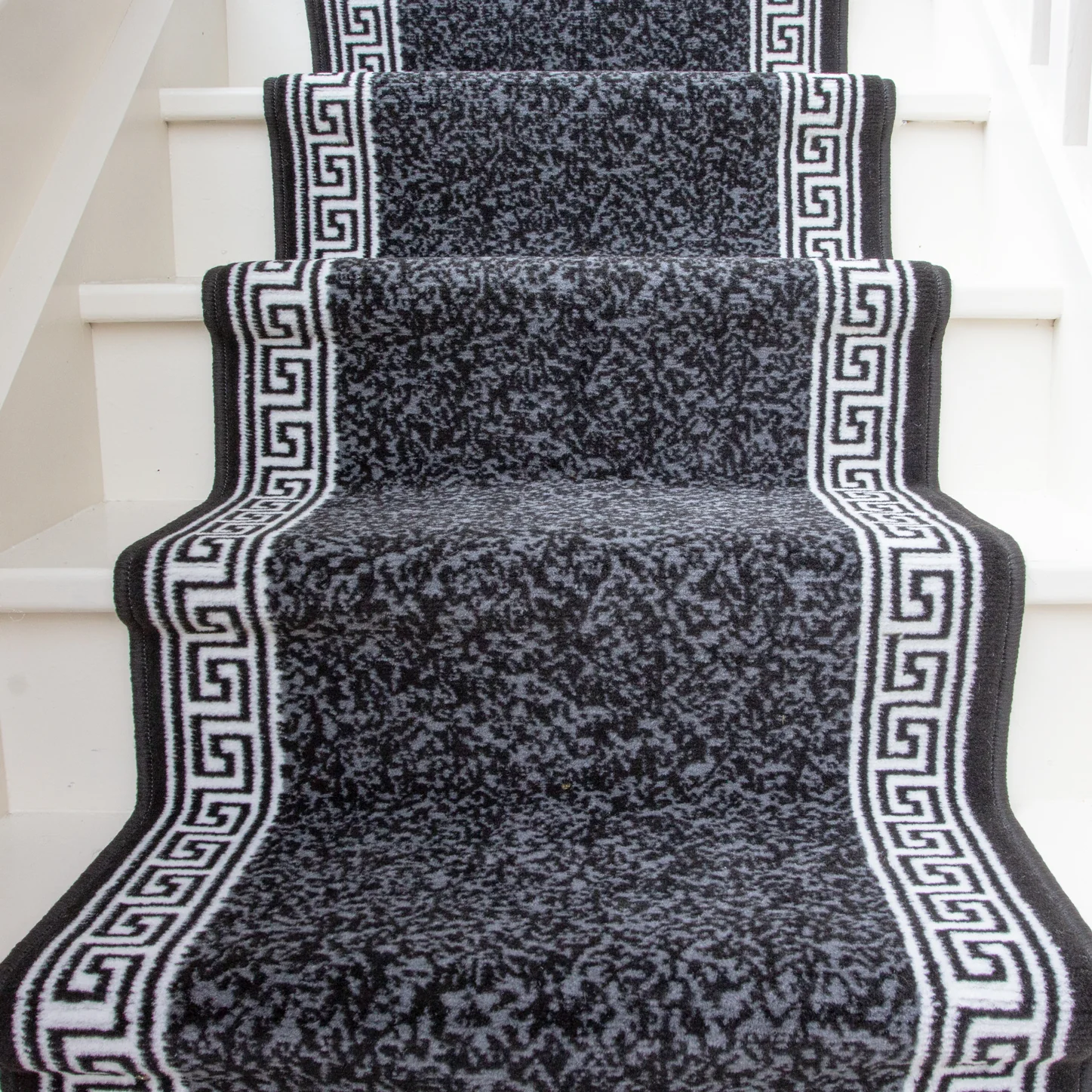 Black Border Stair Carpet Runner - Cut to Measure - Image 3