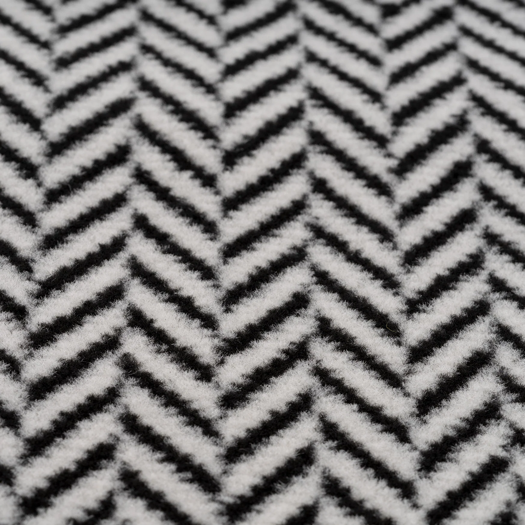 Black Chevron Stair Carpet Runner - Cut to Measure - Image 4