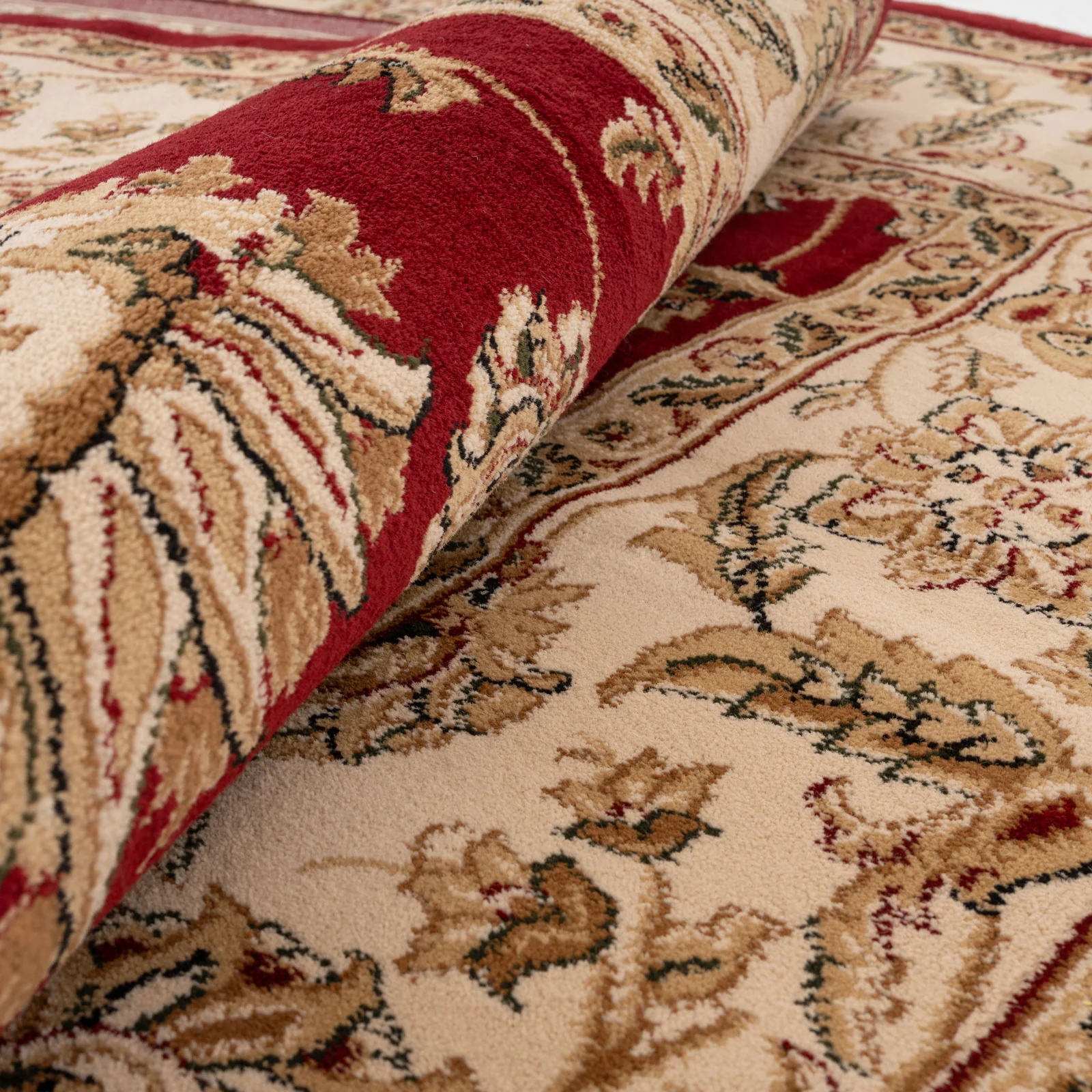 Classical Red Floral Rug - Tirta - Image 2