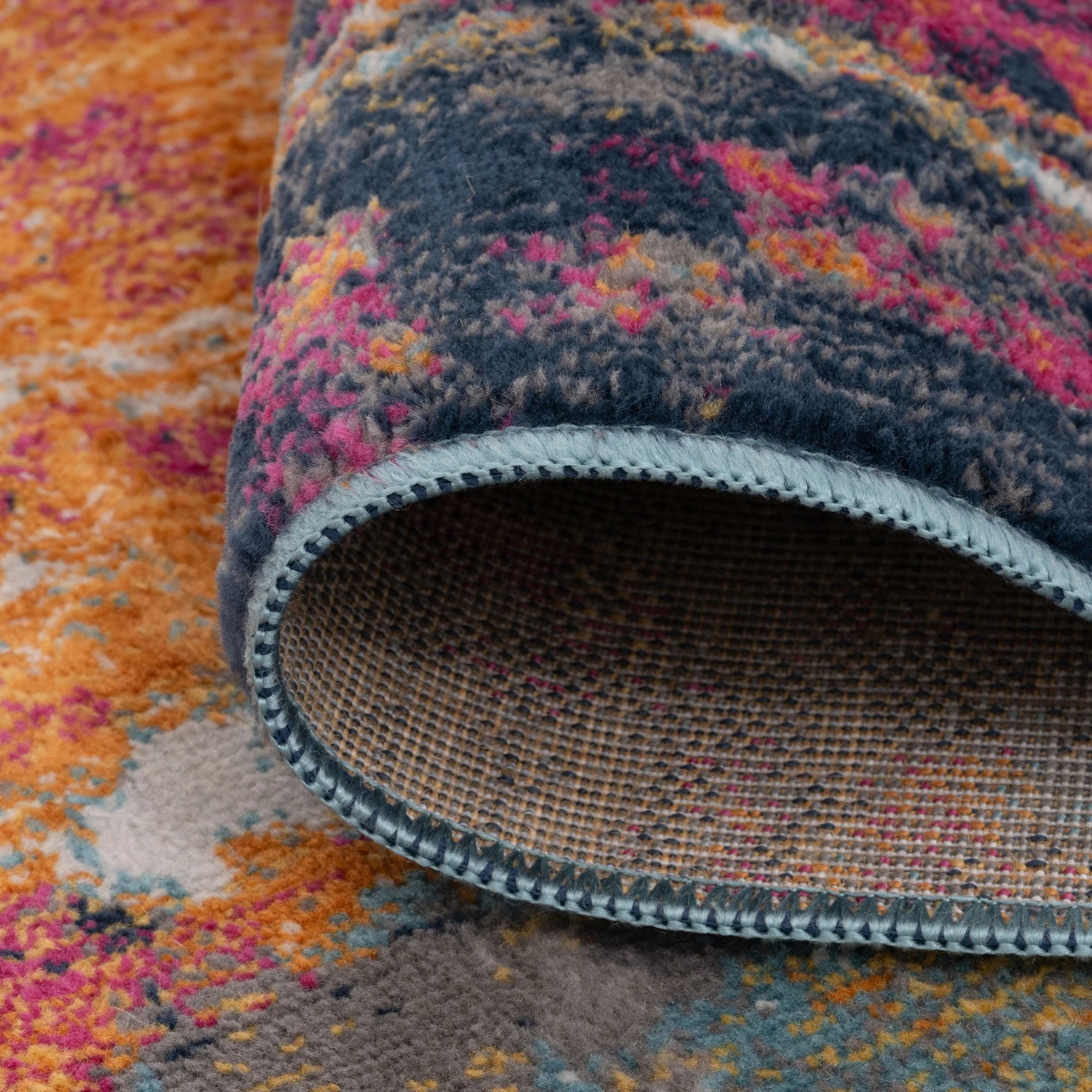 Colourful Paint Abstract Area Rug - Image 7