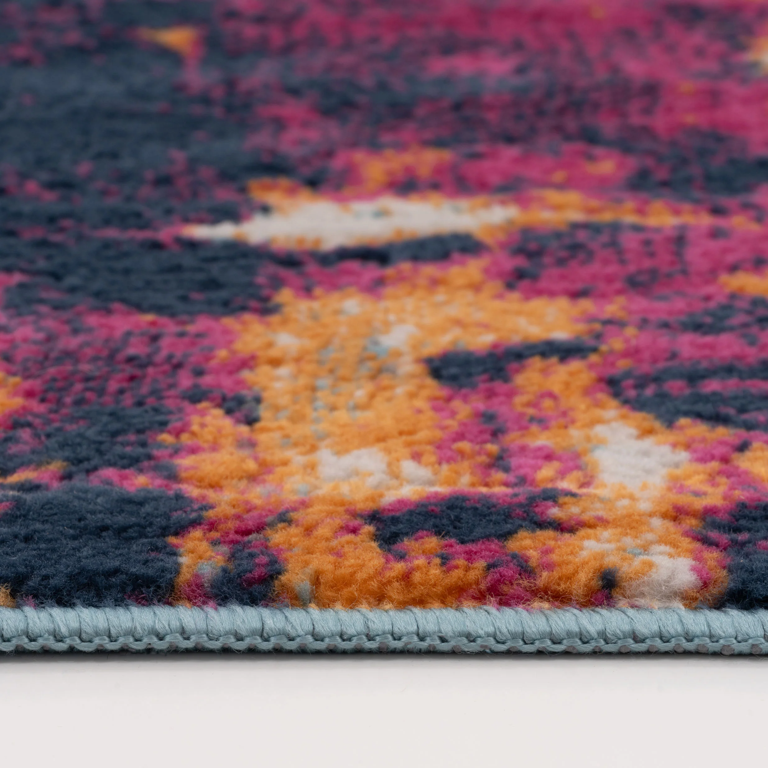 Colourful Paint Abstract Runner Rug - Image 4