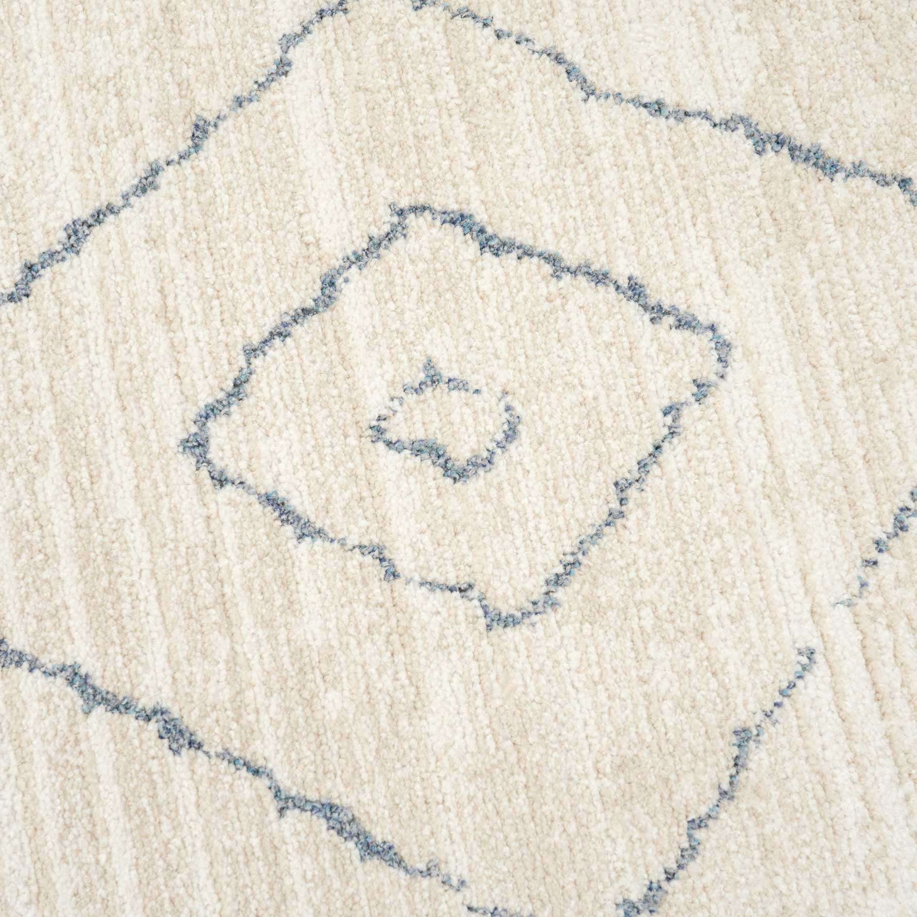 Cosy Soft Chevron Beige Moroccan Berber Bedroom Rug - Carlos - Image 6