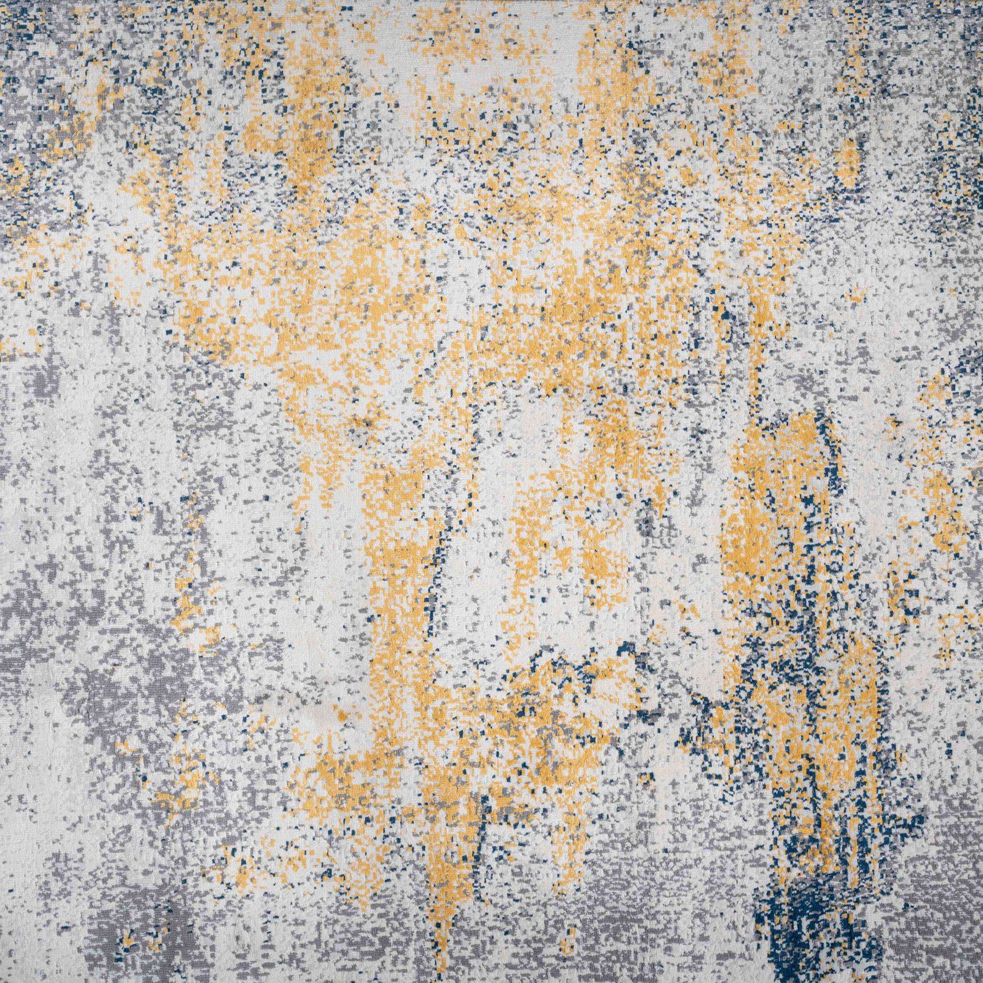 Distressed Ochre Yellow Pastel Soft Hall Runner Rug - Image 3