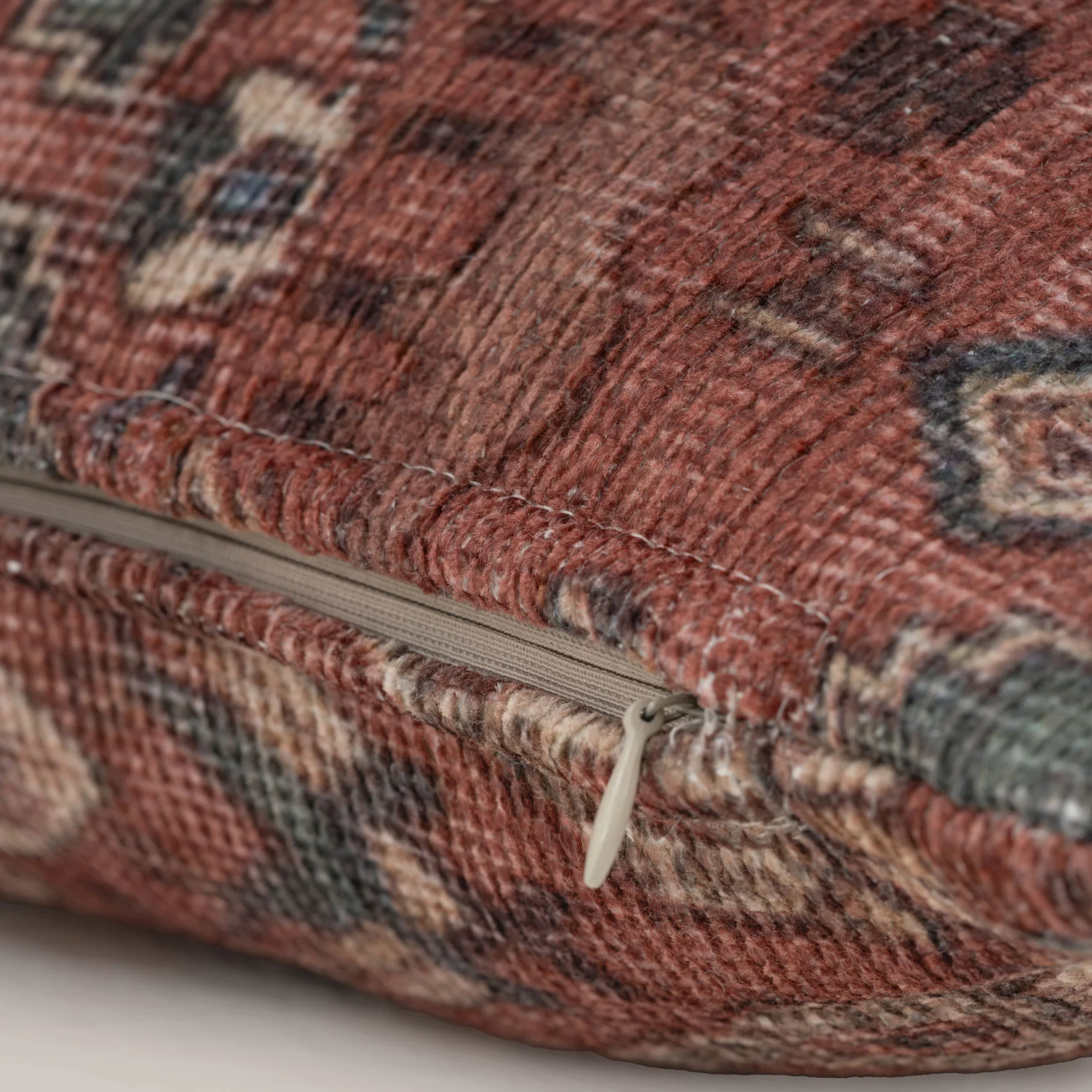 Distressed Terracotta Cushion Cover - Image 6