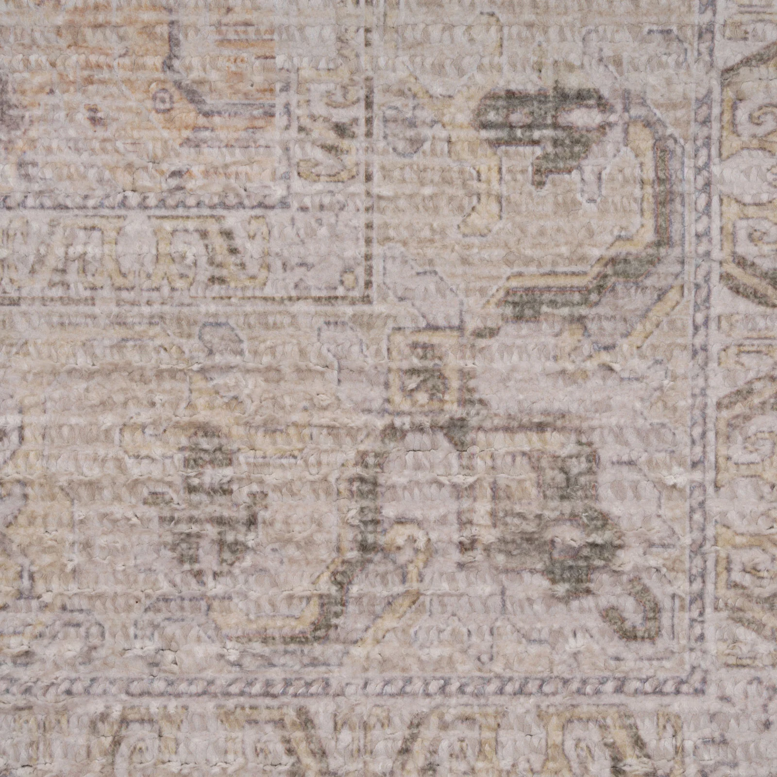 Distressed Yellow Regal Rug - Jade - Image 10