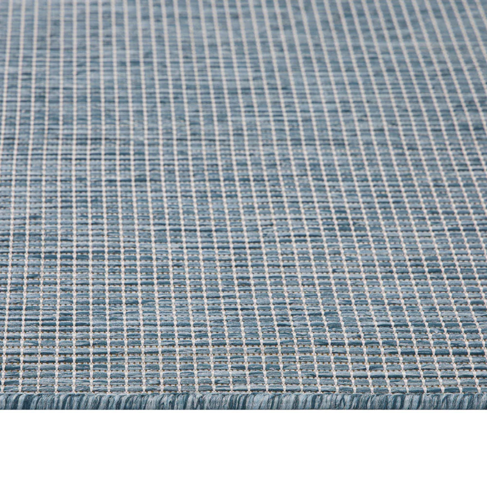 Duck Egg Weatherproof Outdoor Rug - Image 4