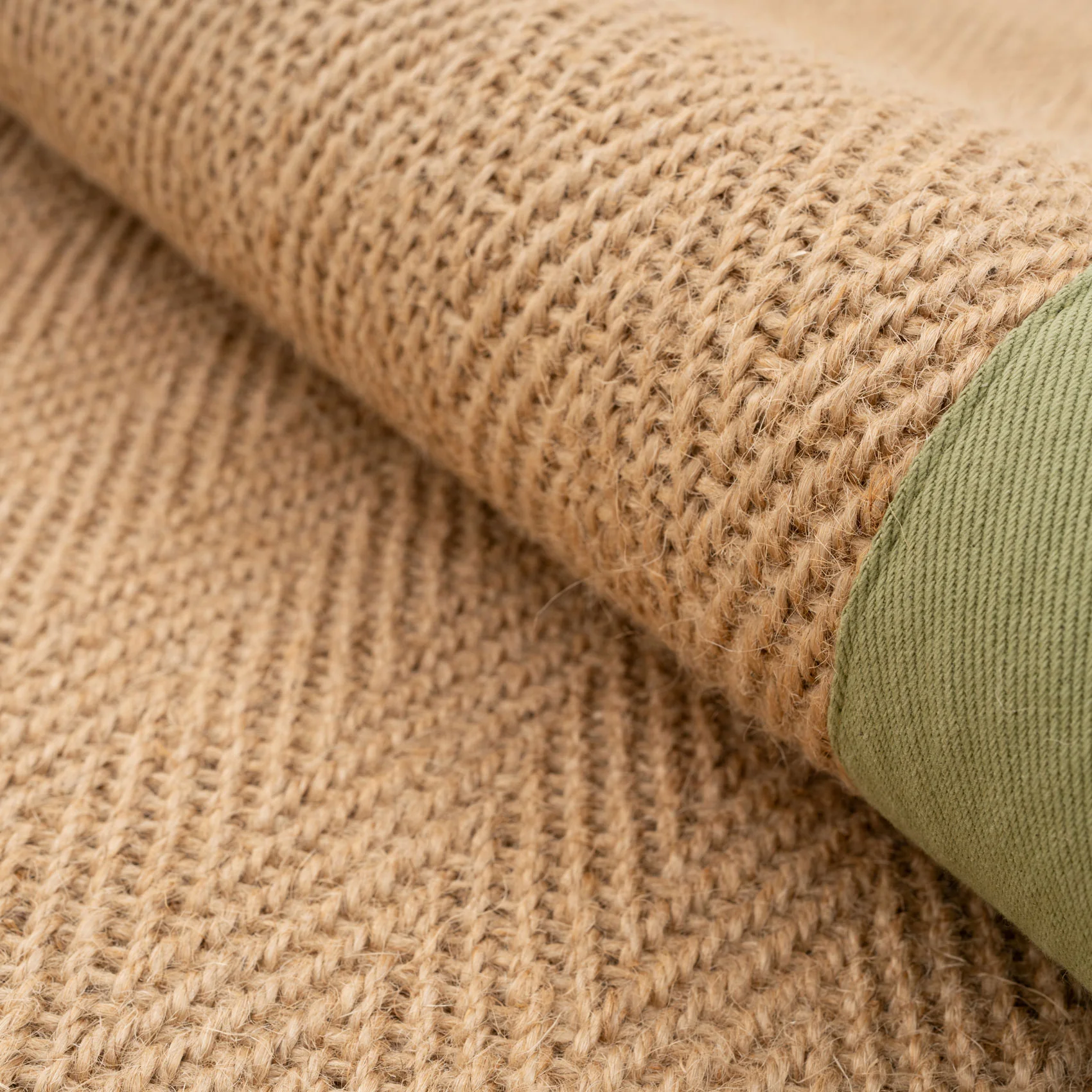 Green Jute Border Stair Carpet Runner - Juliette Green - Image 10