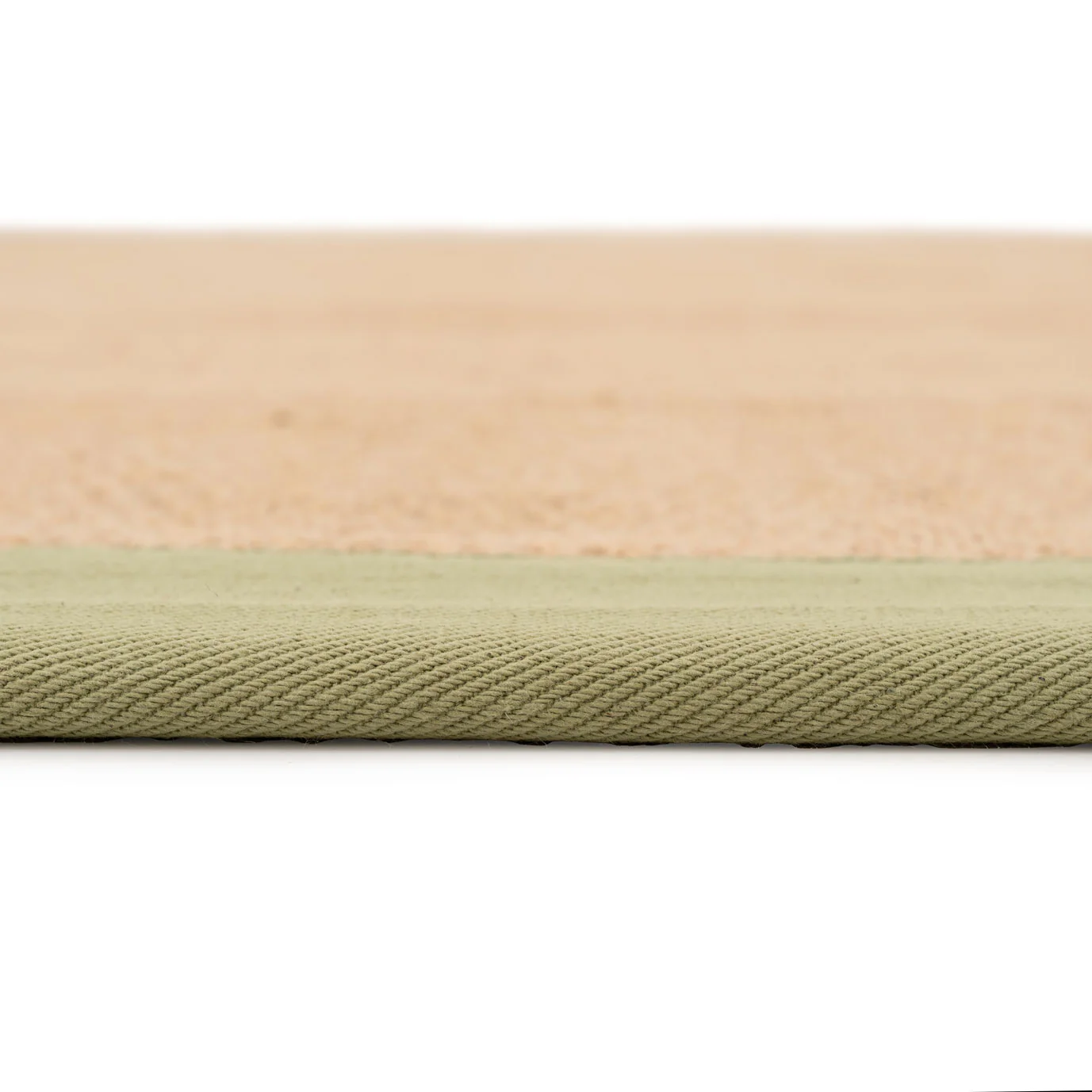 Green Jute Border Stair Carpet Runner - Juliette Green - Image 7