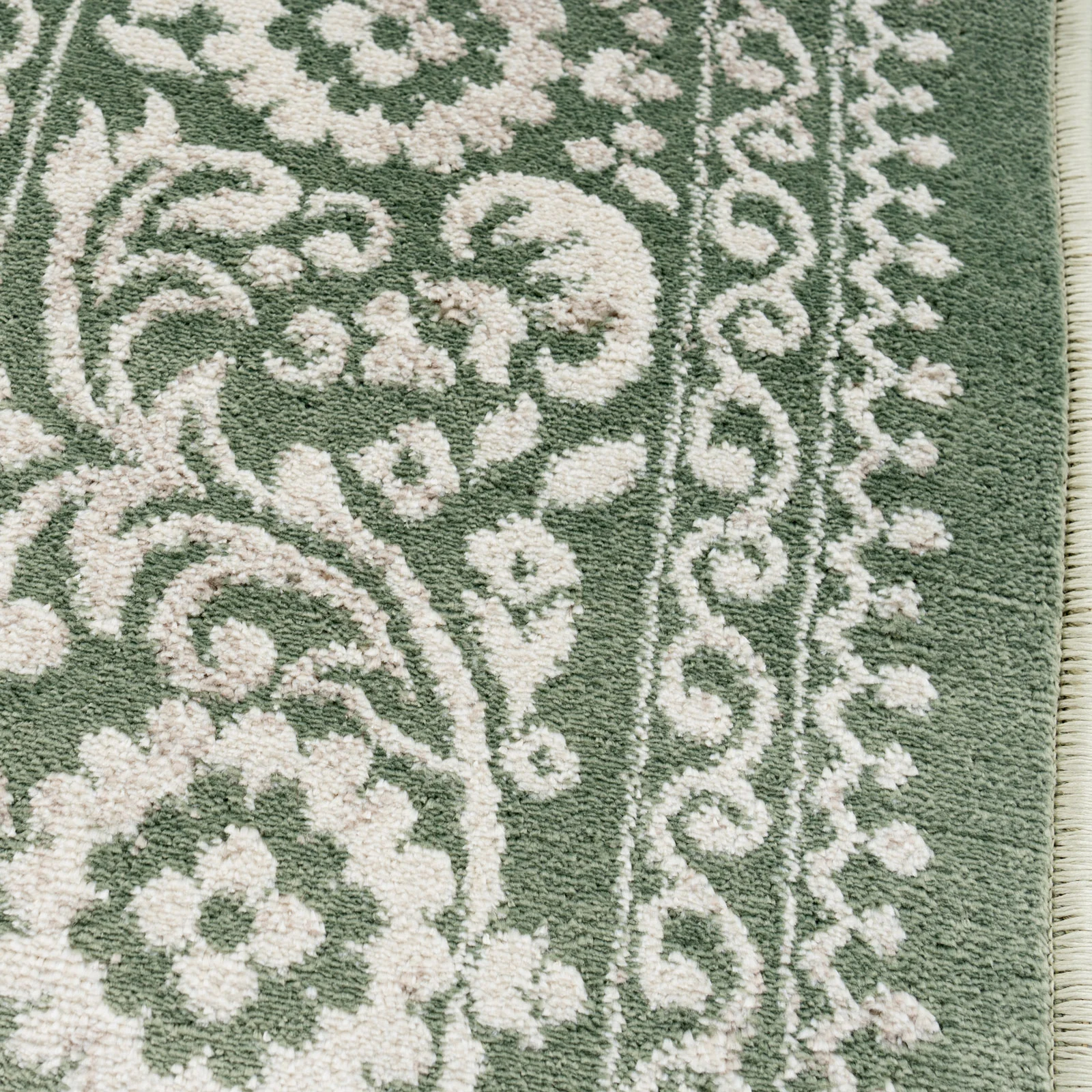 Green Ornate Medallion Rug - Jamila - Image 10