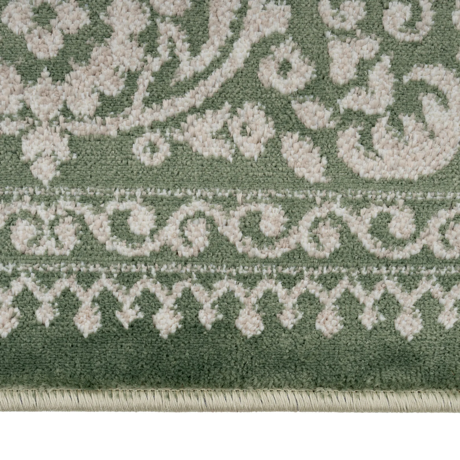 Green Ornate Medallion Rug - Jamila - Image 7