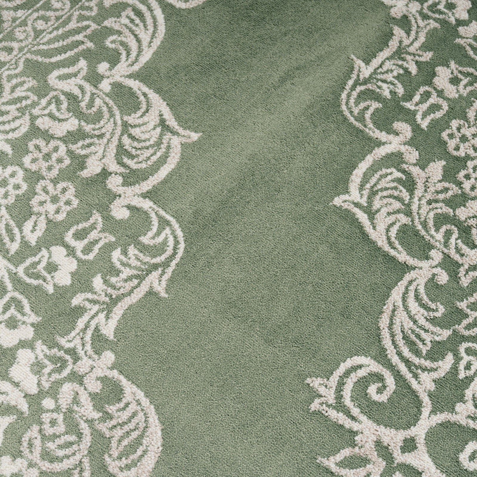 Green Ornate Medallion Rug - Jamila - Image 9