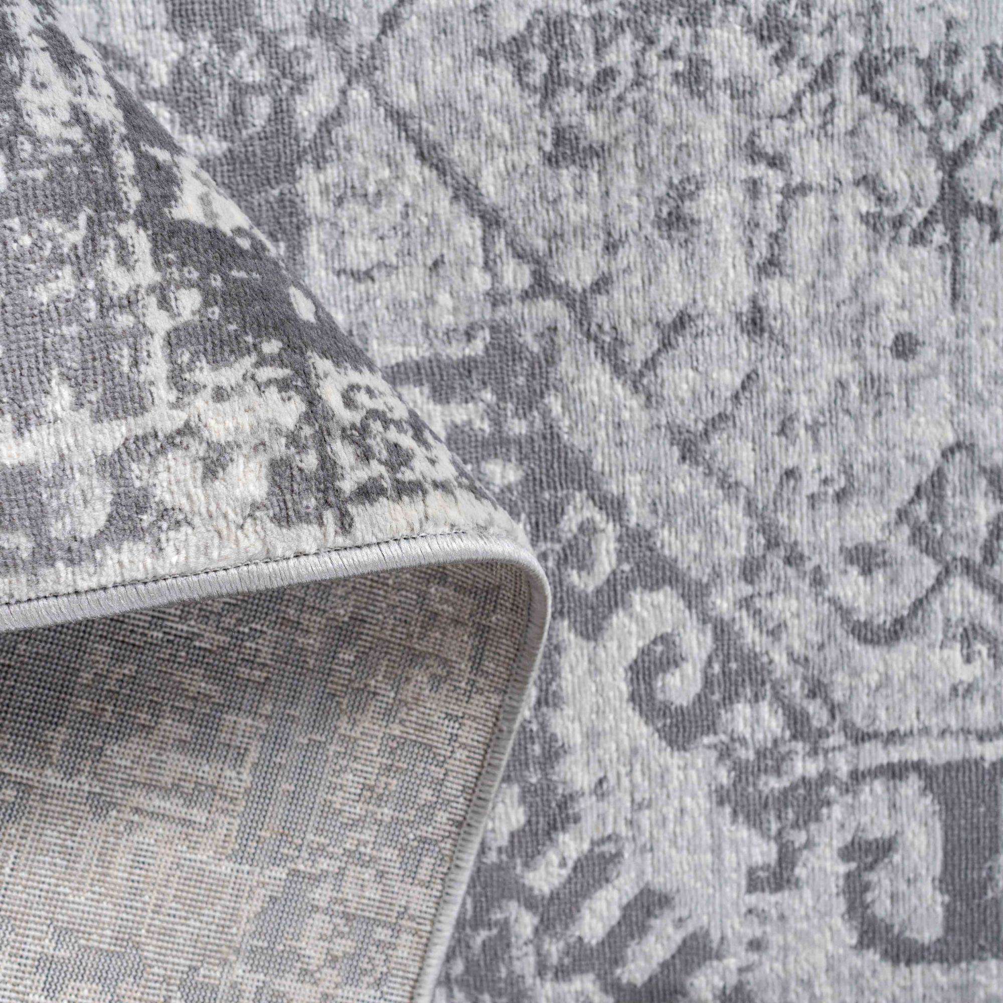 Grey Distressed Vintage Large Living Room Rugs - Image 4