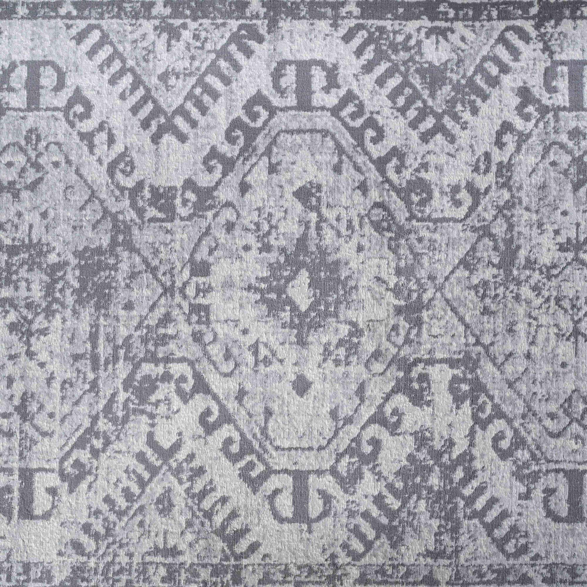 Grey Distressed Vintage Large Living Room Rugs - Image 7