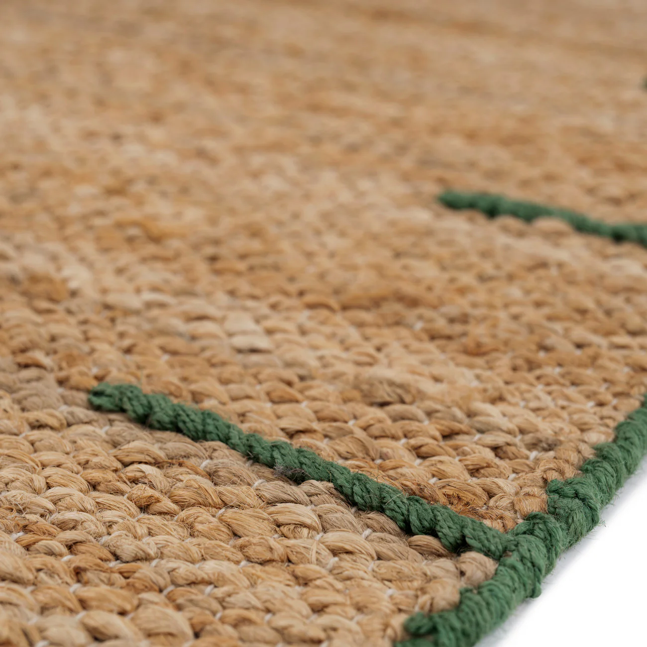 Handwoven Brown Jute Framed Runner - Oakley - Image 5