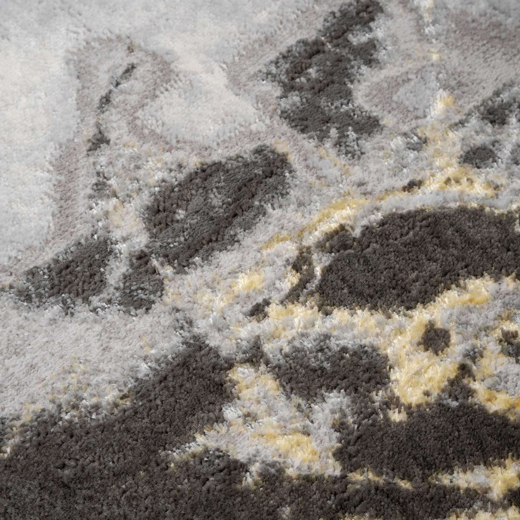 Modern Grey Marble Textured Area Rug - Strike - Image 7