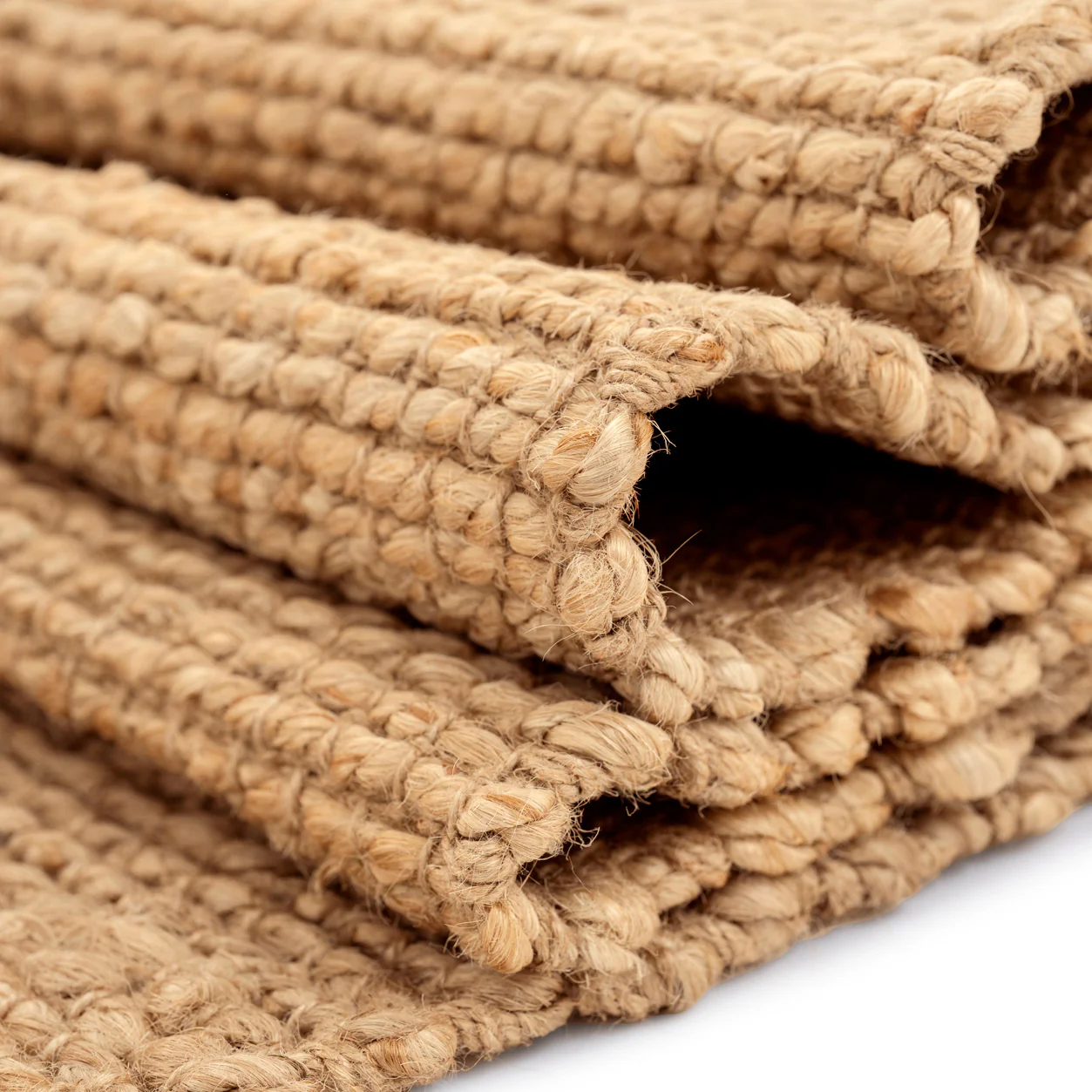 Natural Handwoven Brown Jute Border Rug - Alma - Image 8