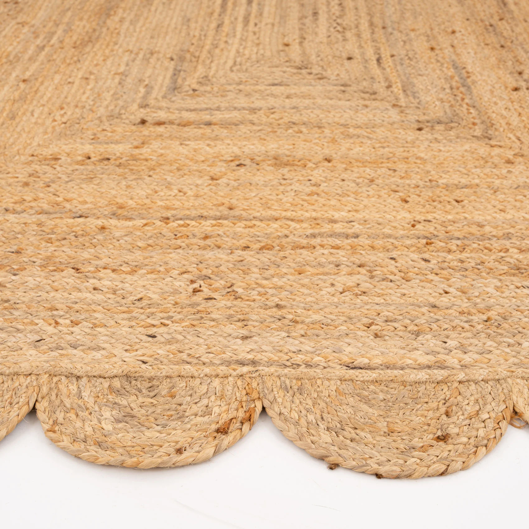 Natural Rounded Edge Jute Rug - Casper - Image 7