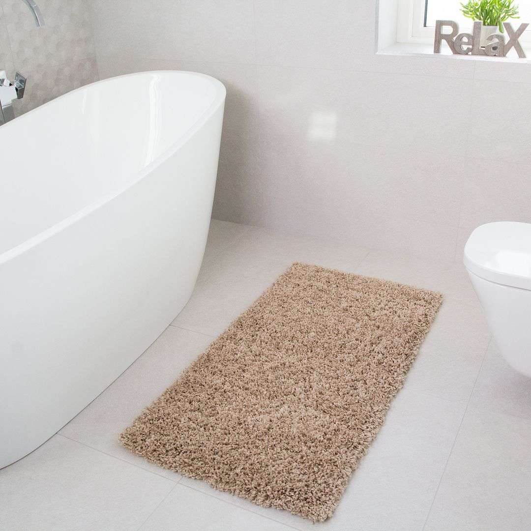 Oatmeal Shaggy Rug - Image 4