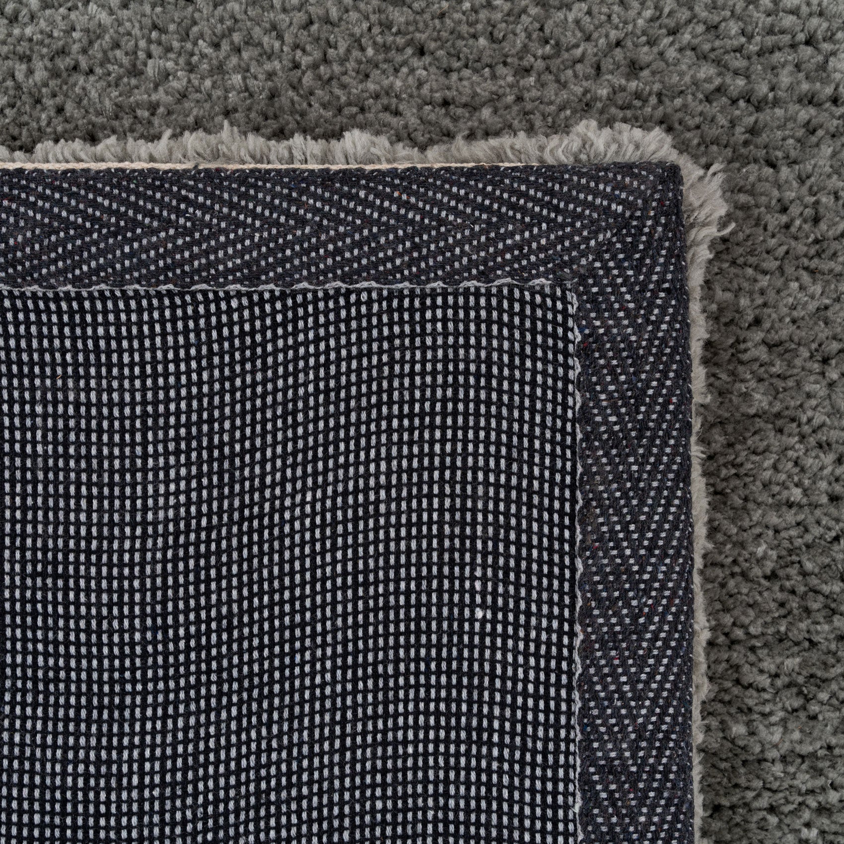 Premium Grey Shaggy Circle Rug - Dove - Image 6
