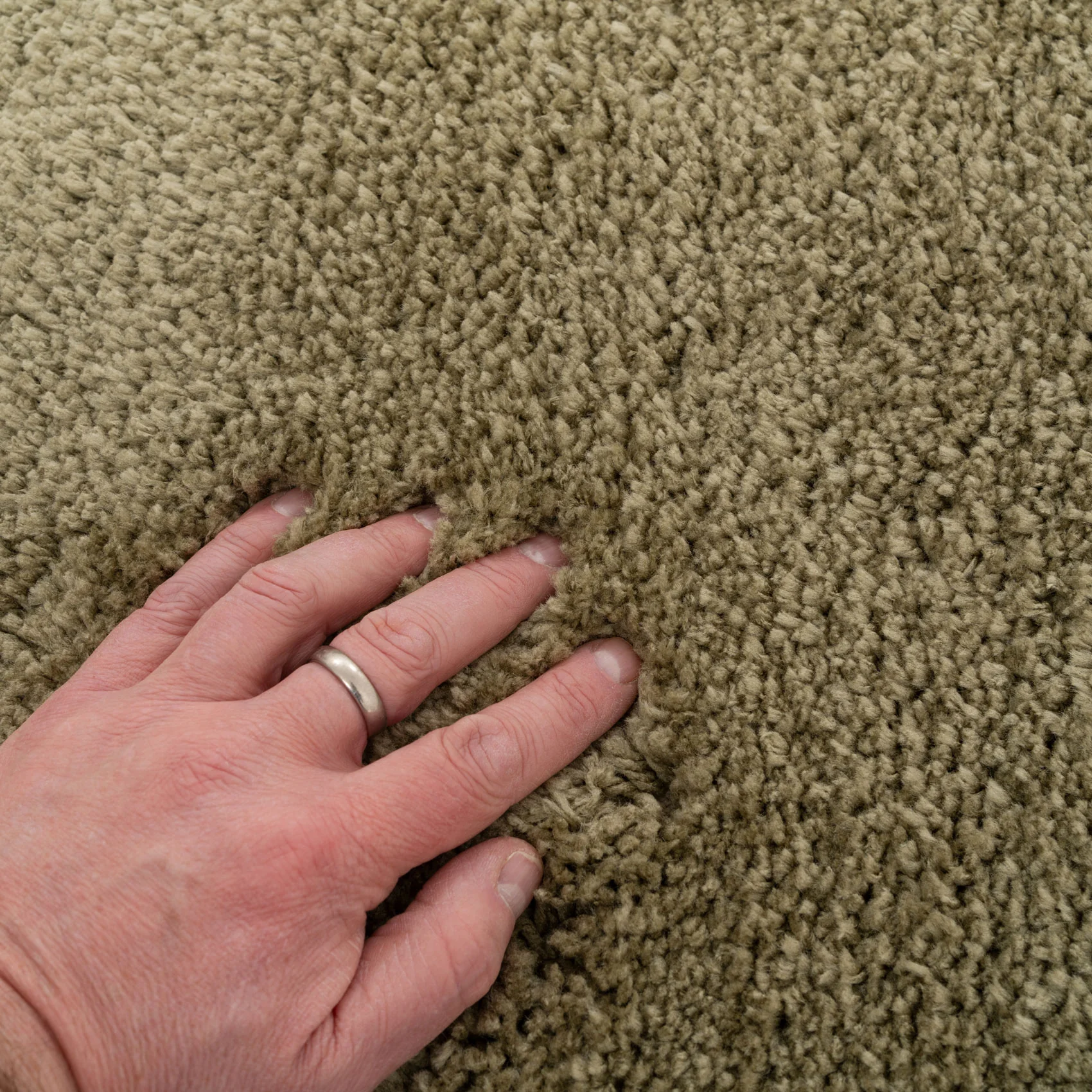 Premium Sage Green Shaggy Rug - Sage - Image 13