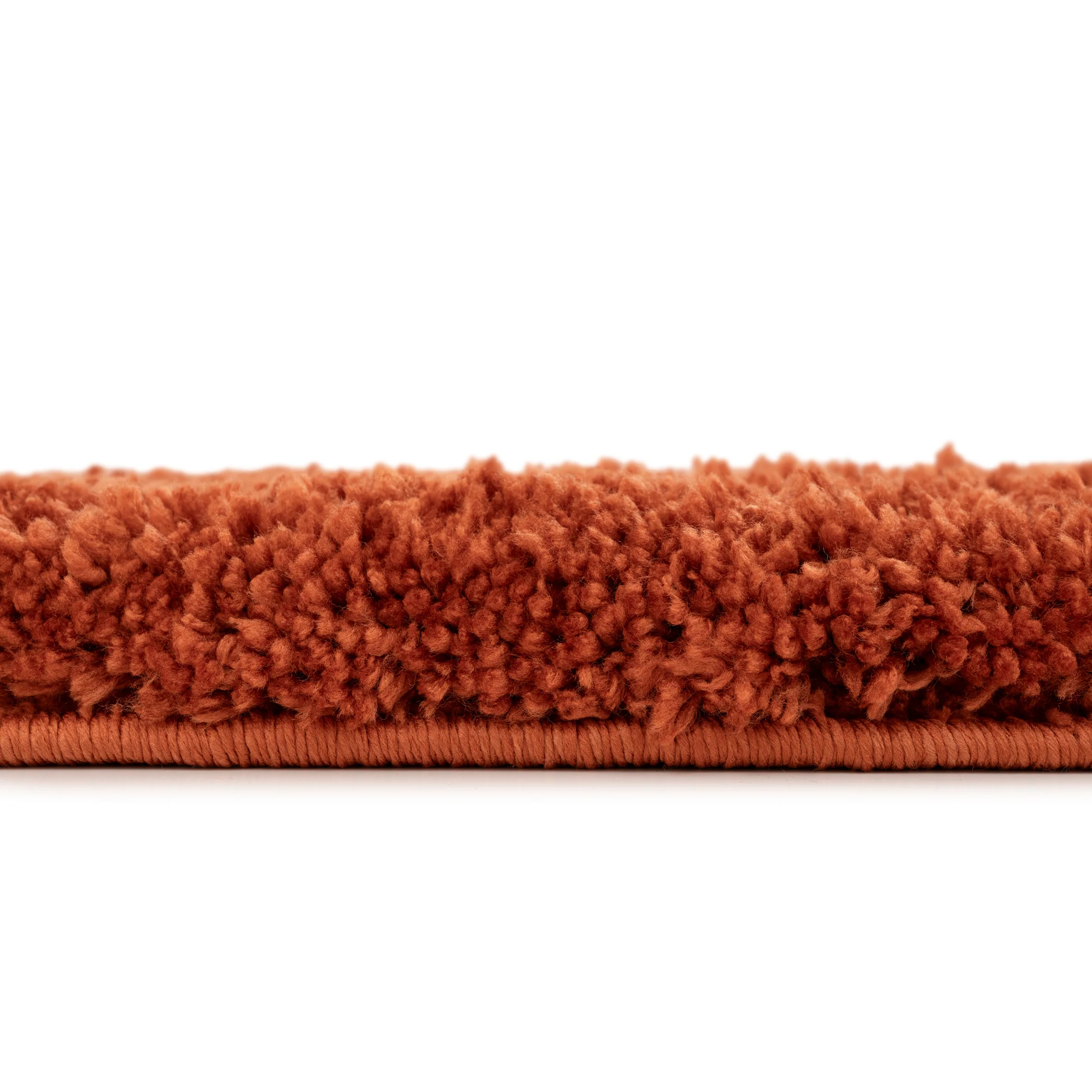 Premium Washable Terracotta Shaggy Rug - Image 9