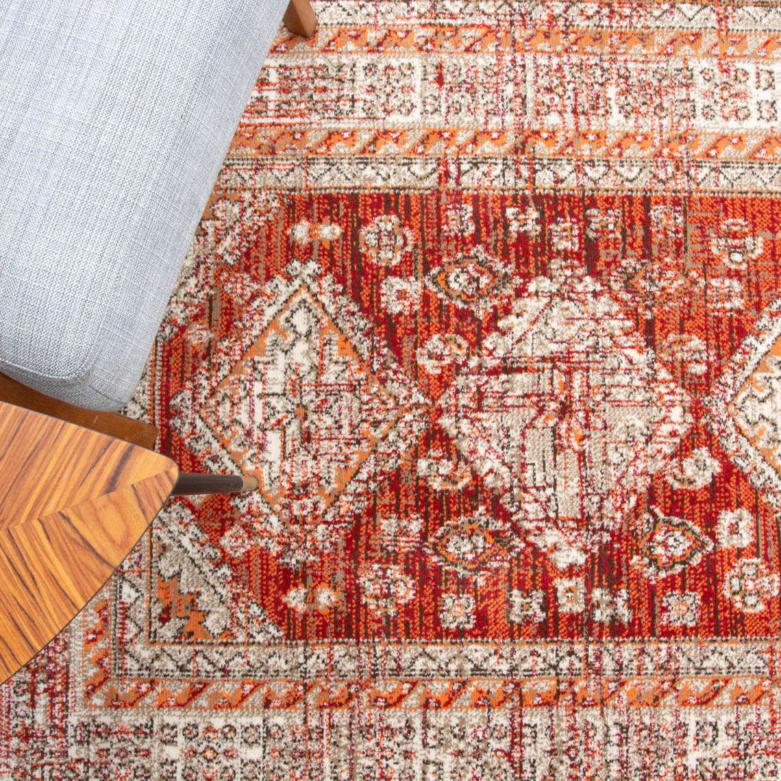 Red Traditional Kilim Living Room Rugs - Image 3