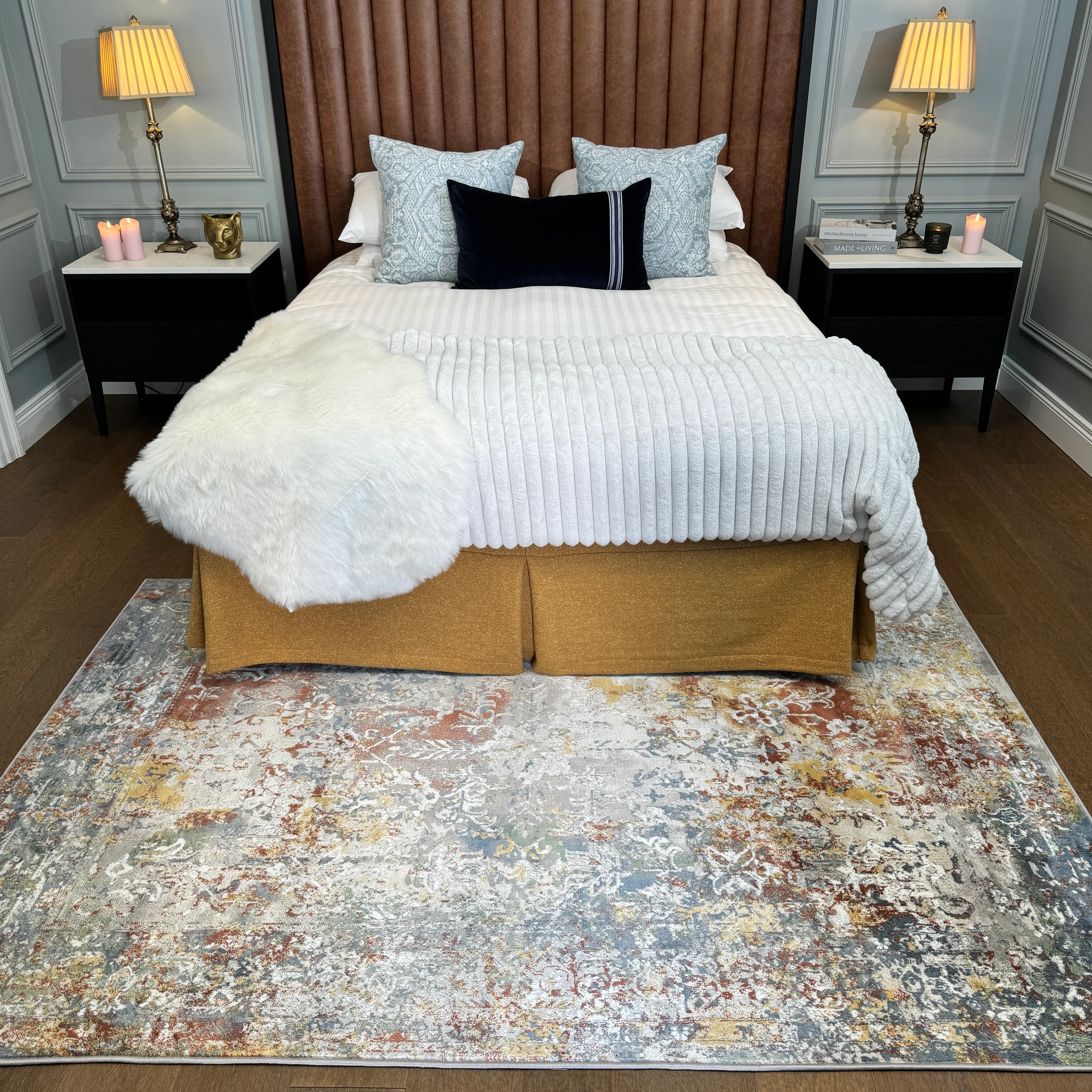 Rustic Colourful Boho Area Rug - Aiyana - Image 2