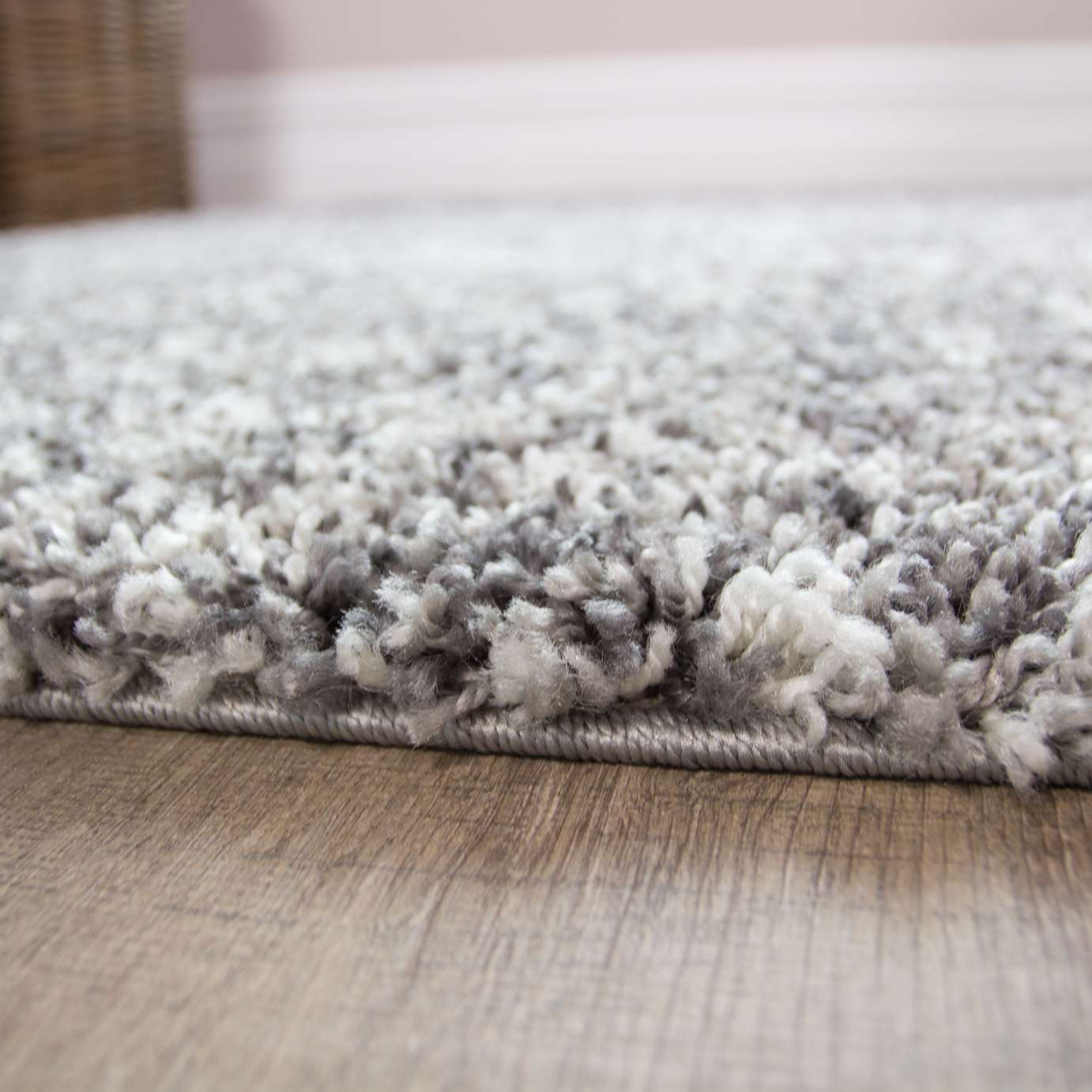 Silver Shaggy Rug for Living Room - Image 7