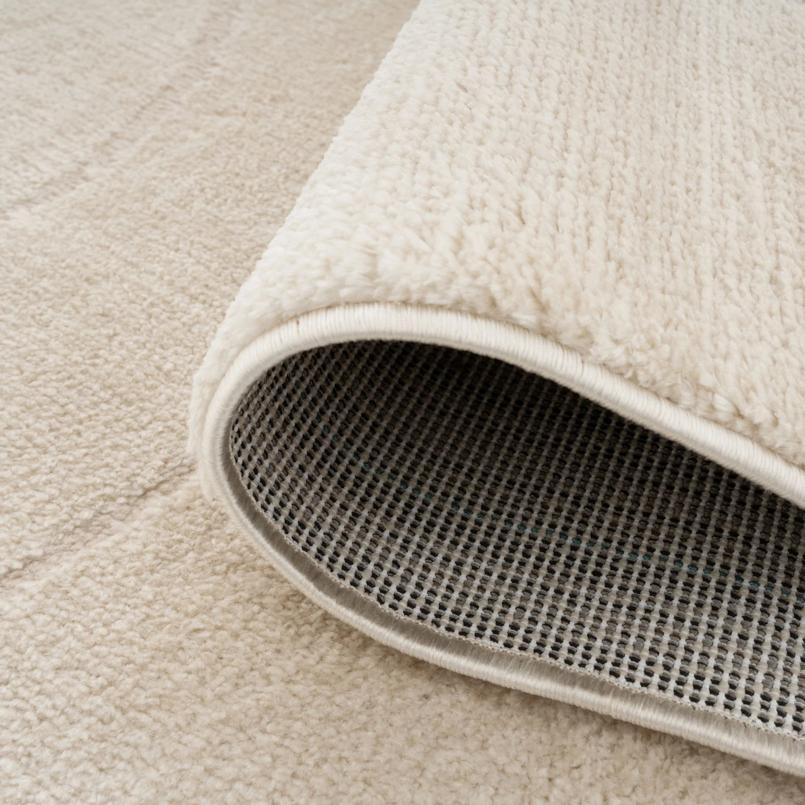 Soft Cream Abstract Rug - Aura - Image 7