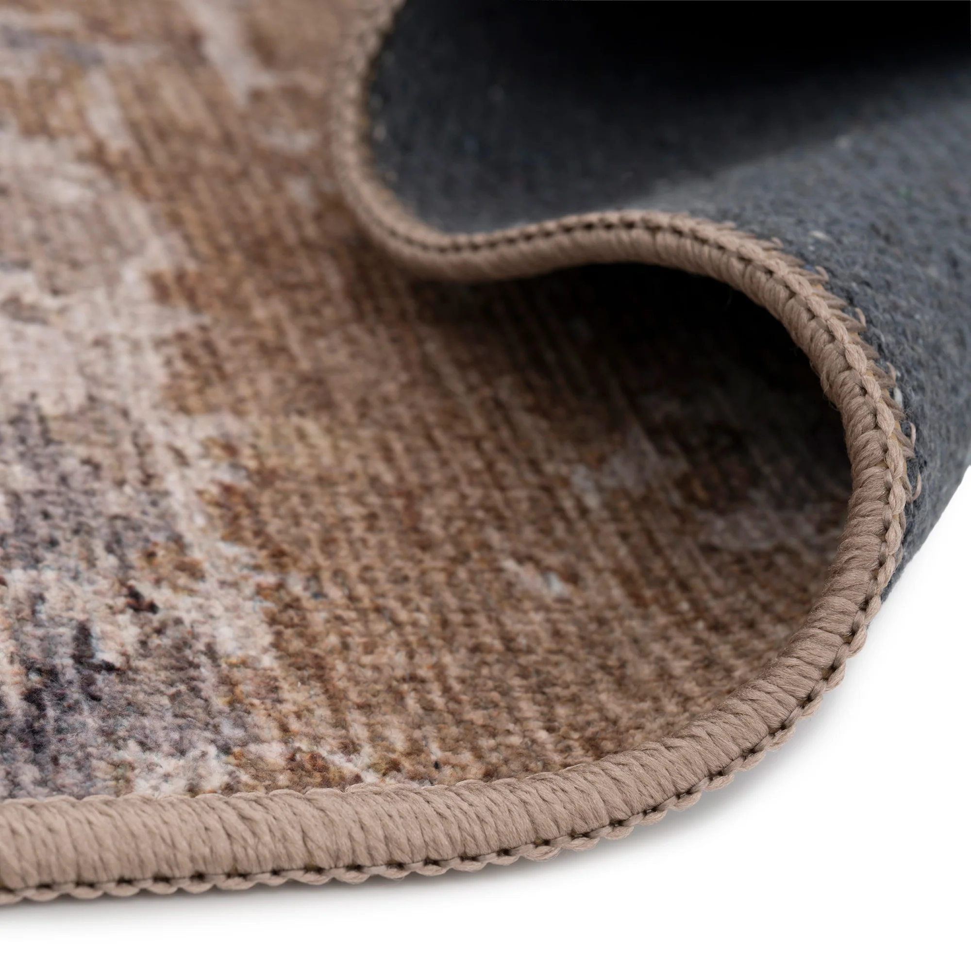 Soft Washable Brushed Gold Rug - Millie - Image 11
