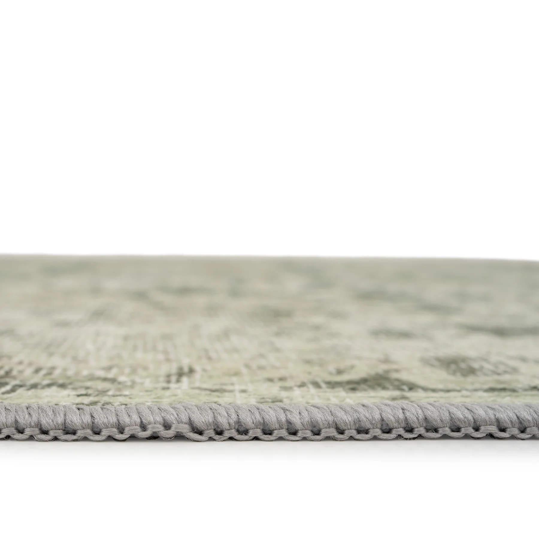 Soft Washable Green Motif Rug - Pippa - Image 8