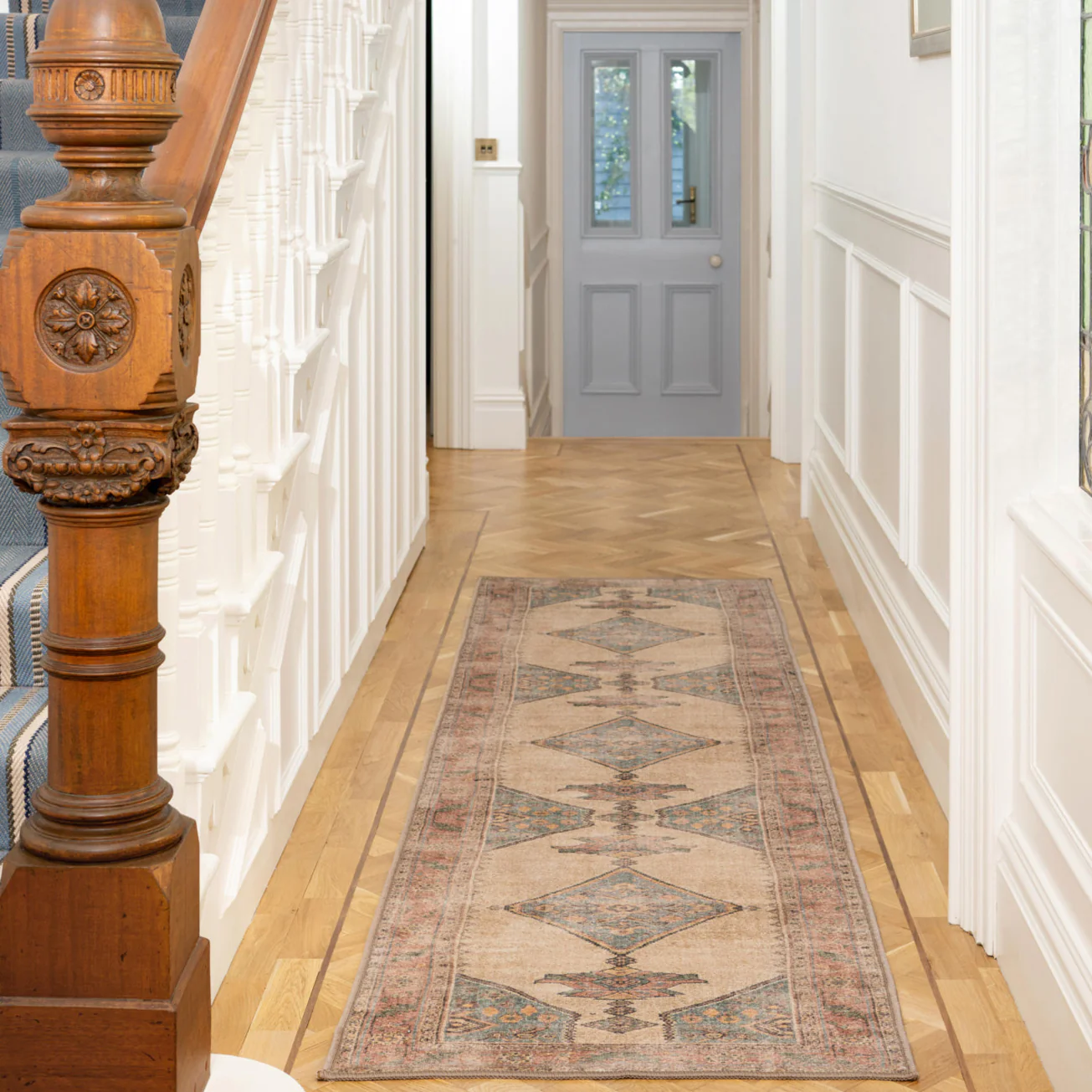 Soft Washable Multicolour Moroccan Runner - Coralie - Image 3