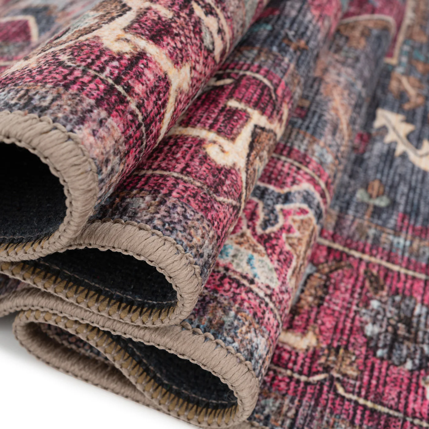 Soft Washable Multicolour Doormat - Delphine - Image 9