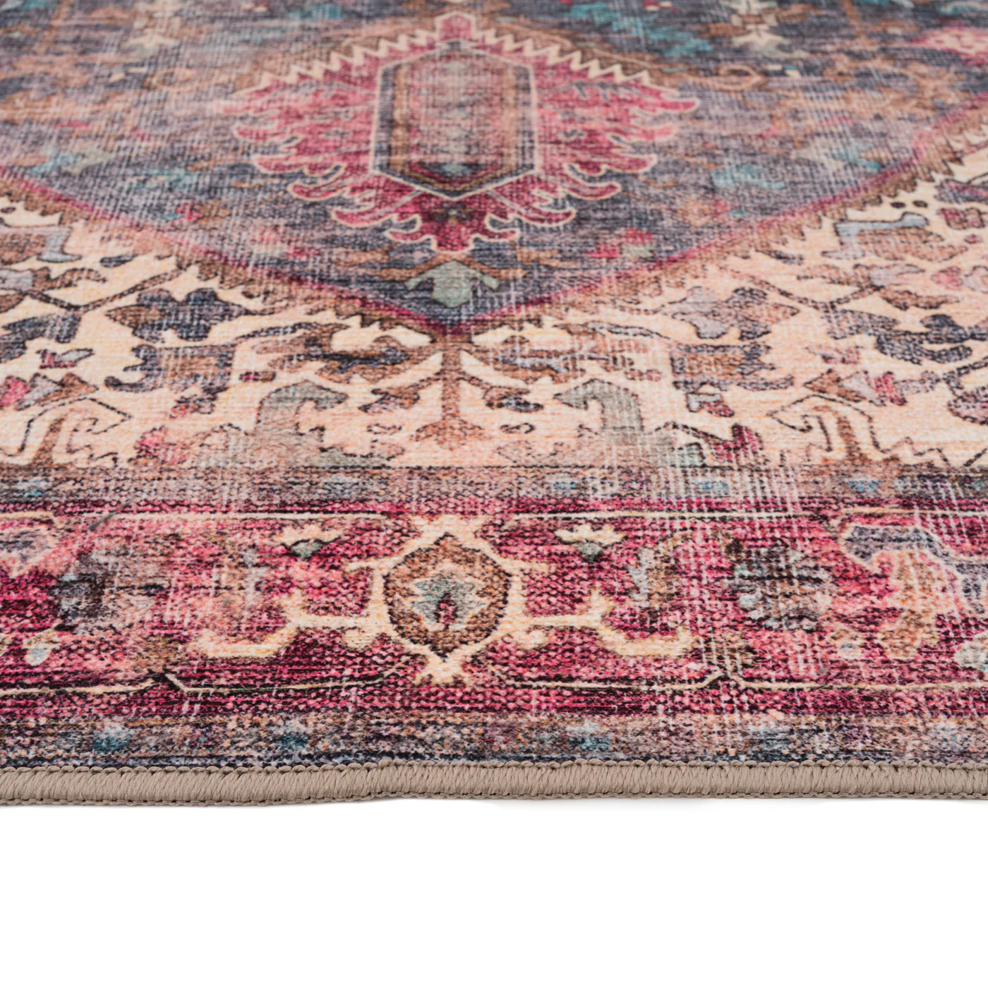 Soft Washable Multicolour Doormat - Delphine - Image 5