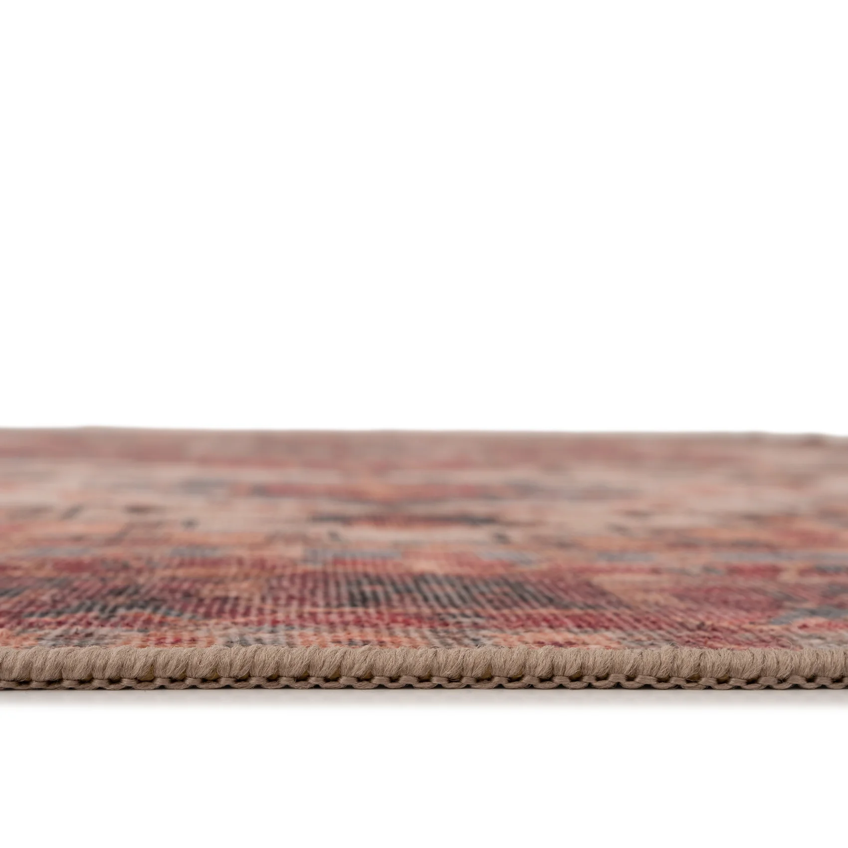 Soft Washable Red Antique Runner - Eliza - Image 8