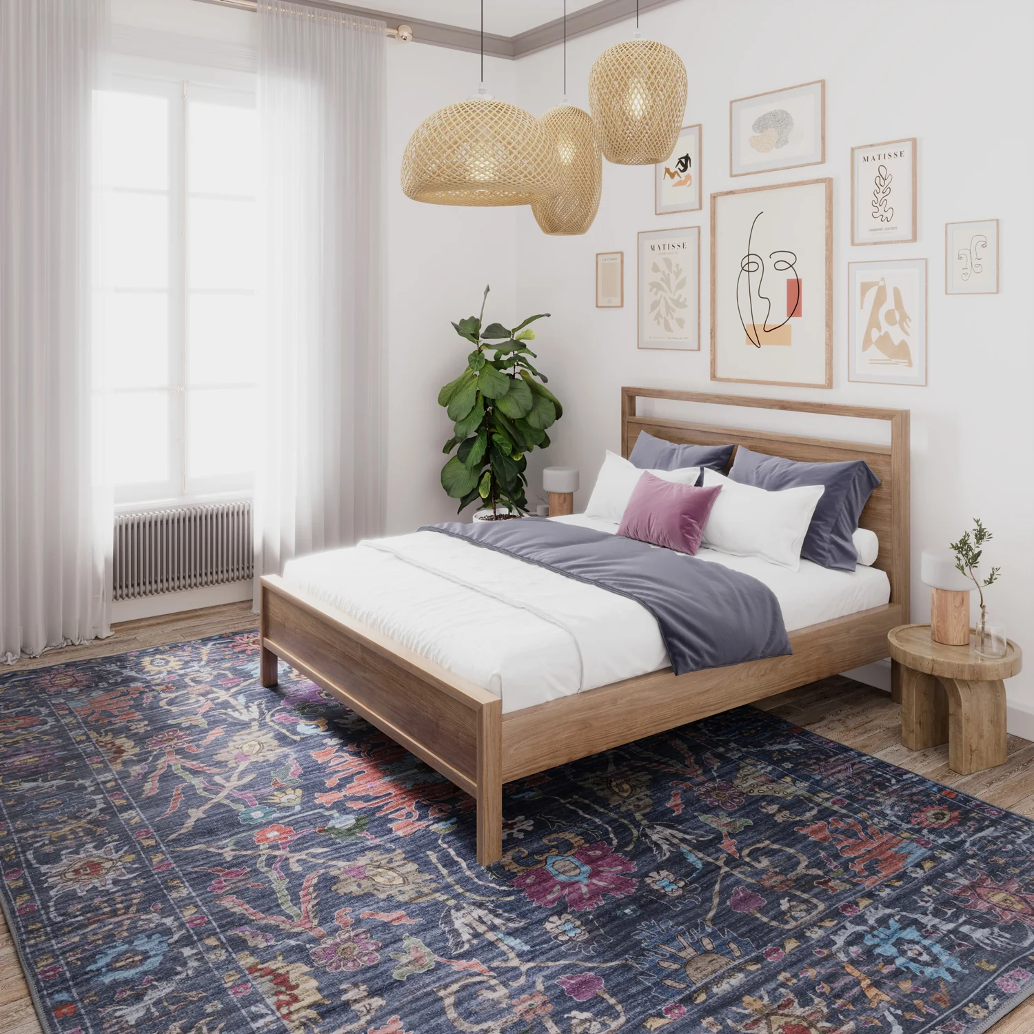 Soft Washable Wildflower Rug - Francine - Image 7