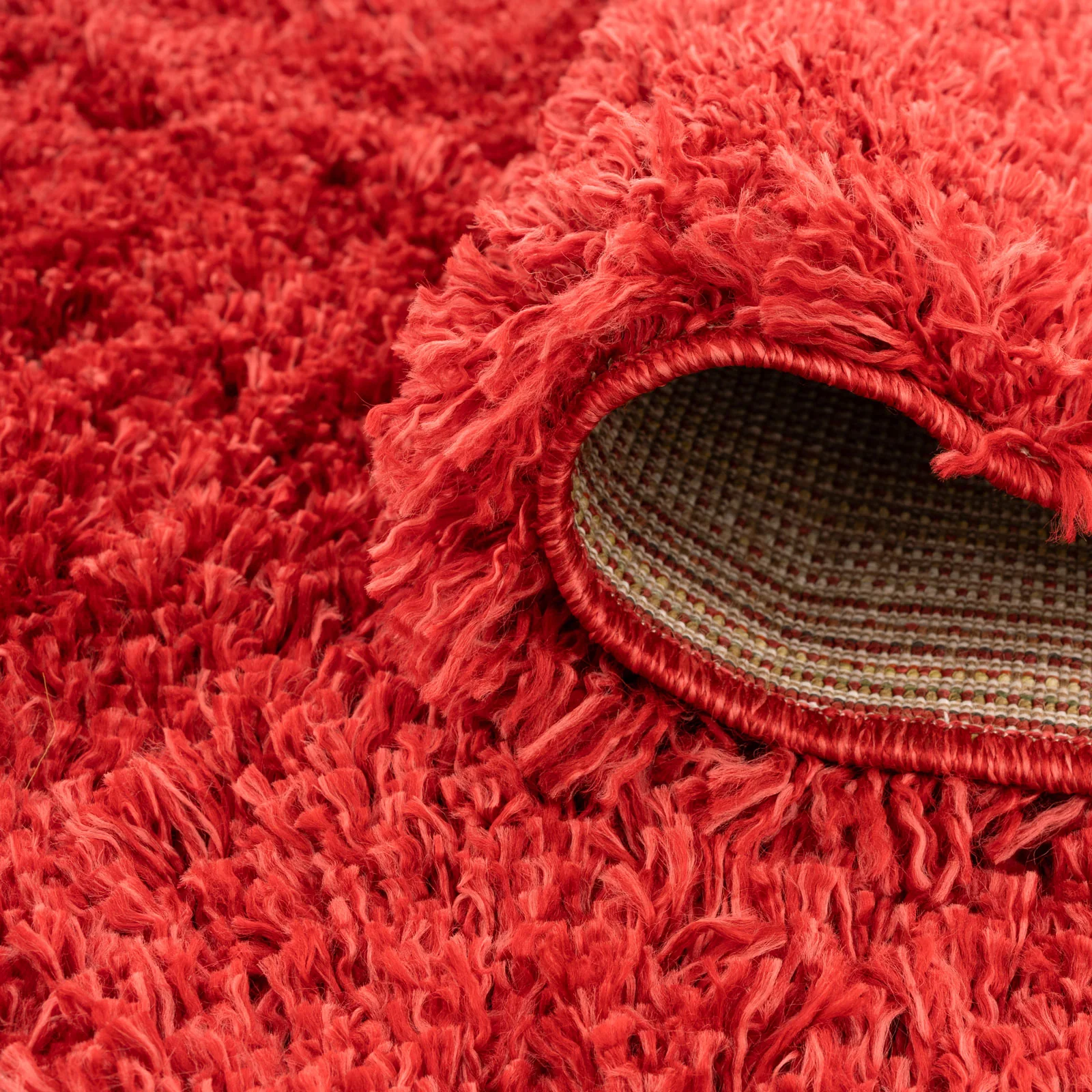 Soft Everyday Wine Shaggy Rug - Aspen - Image 8