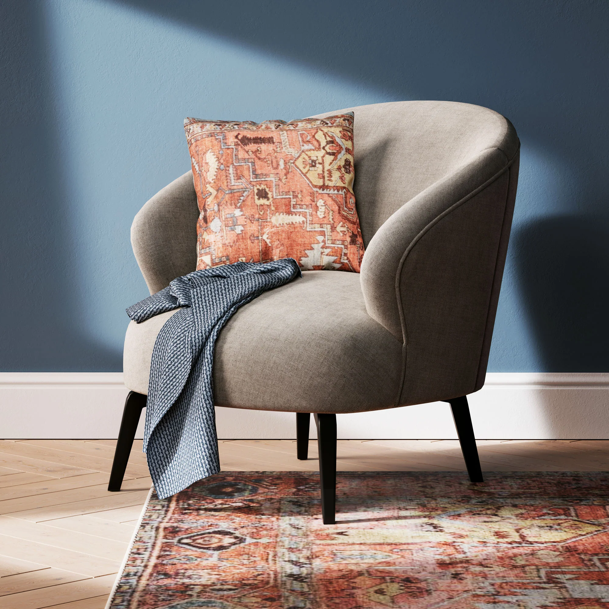Terracotta Aztec Cushion Cover - Image 2