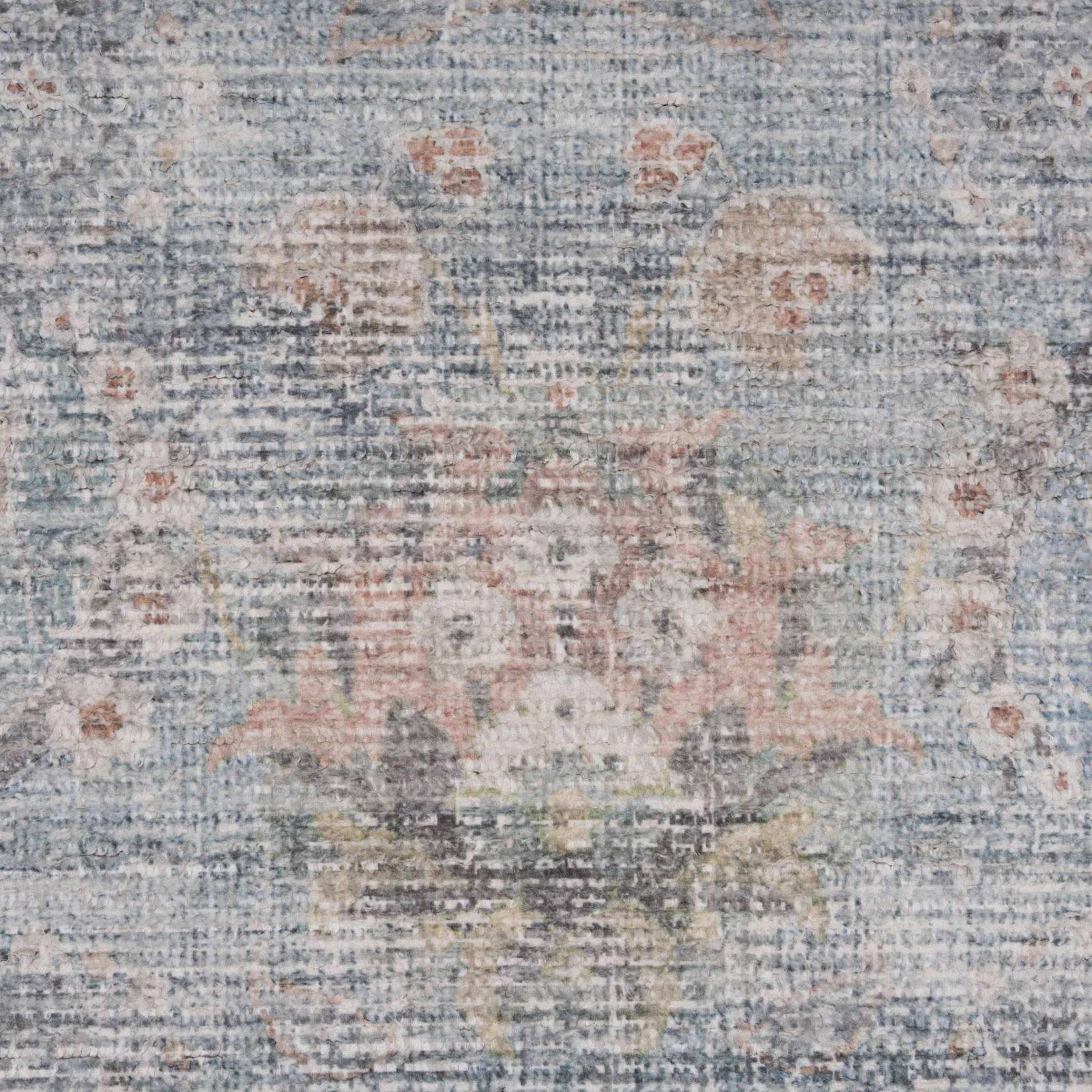 Vintage Blue Terra Floral Rug - Atticus - Image 11