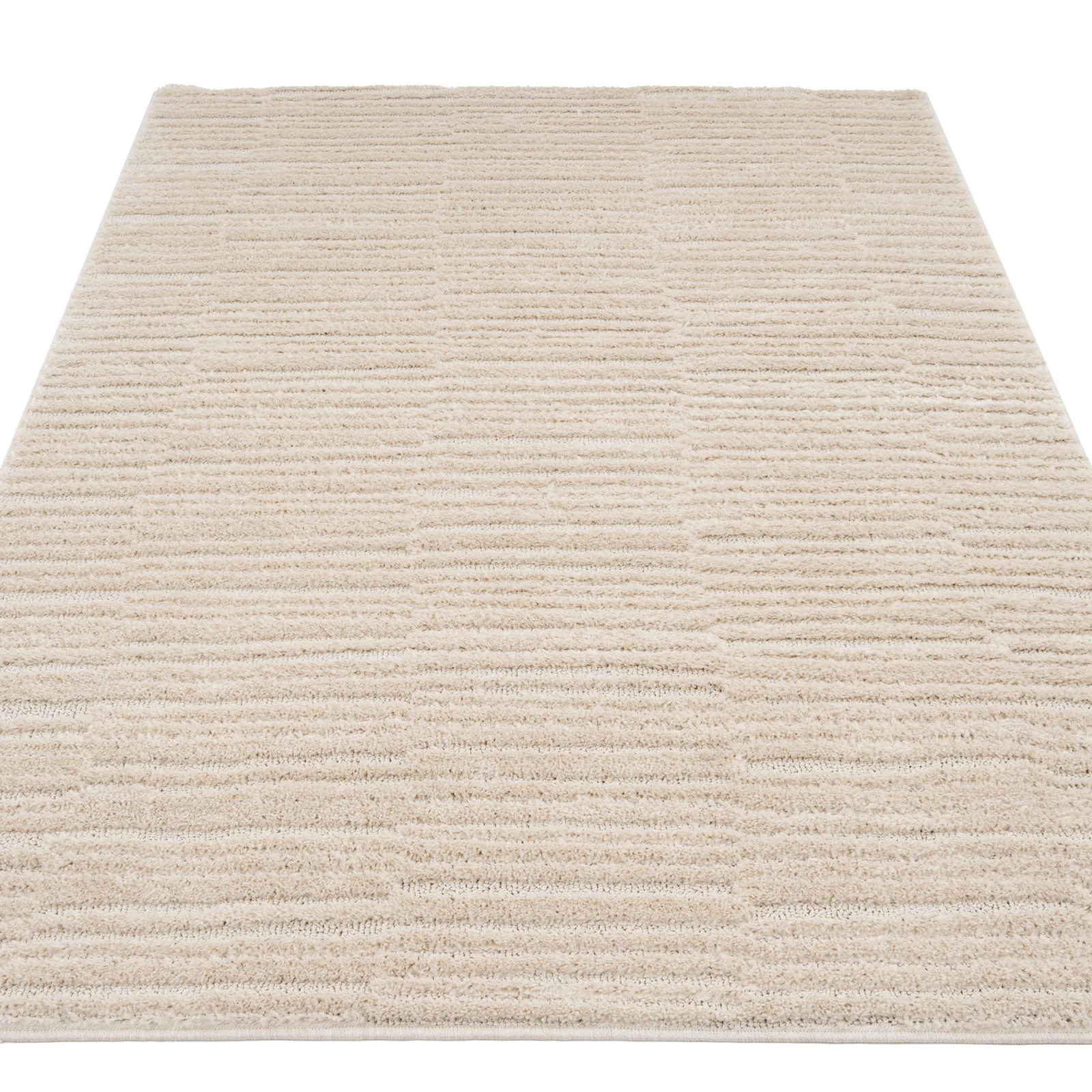Warm White Linear Area Rug - Bowie - Image 6