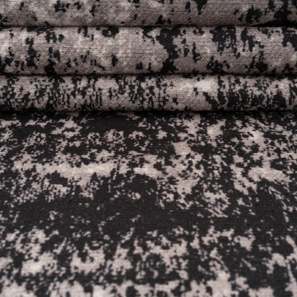 Washable Black Abstract Rug - Storm - Image 8