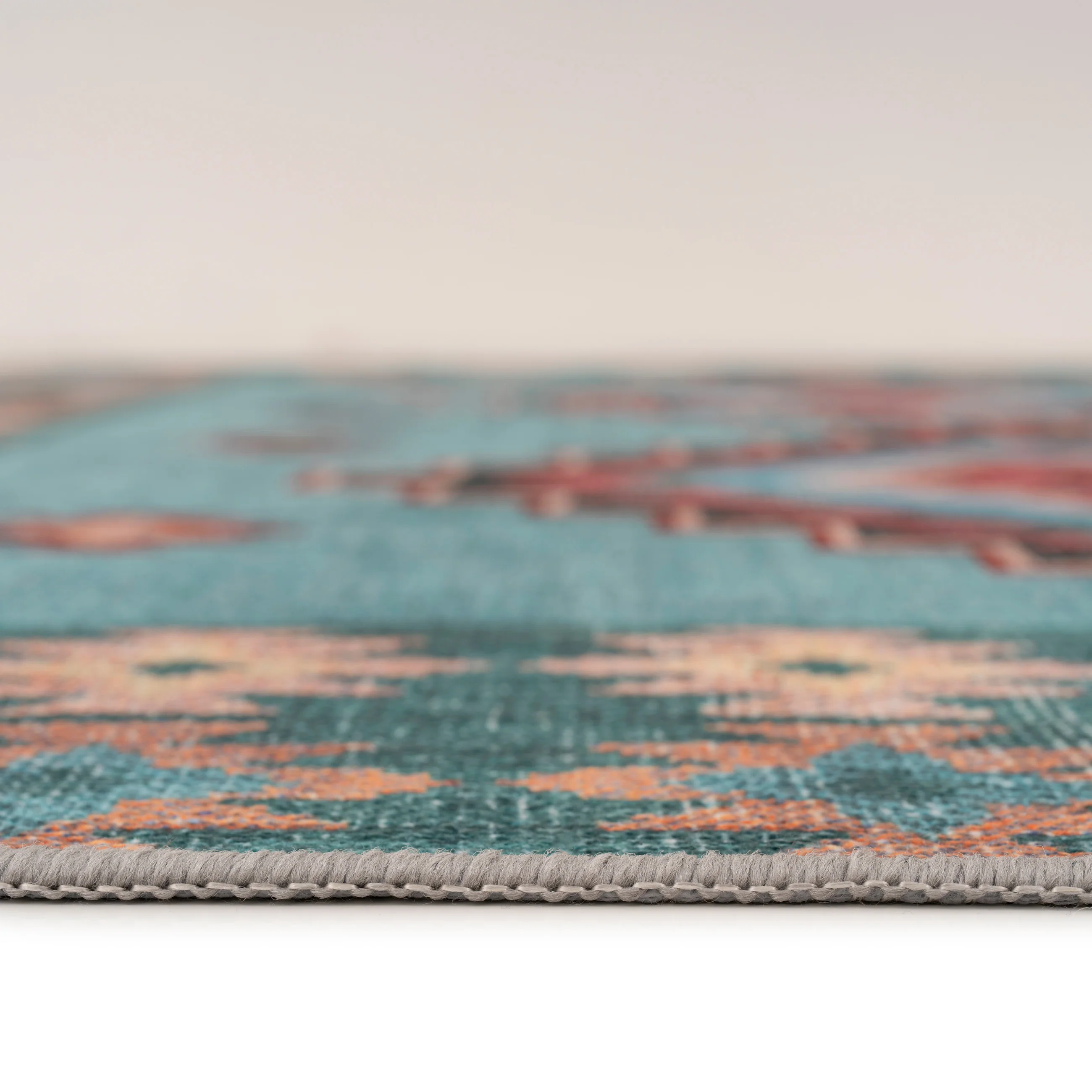 Washable Blue Berber Style Runner - Yasmine - Image 2
