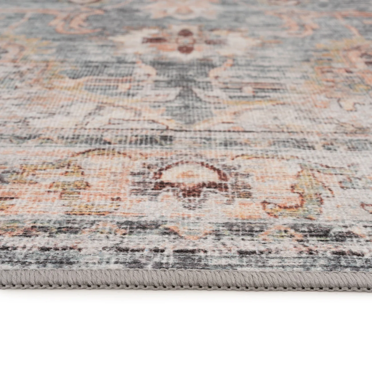 Washable Blue Vintage Runner - Serene - Image 6