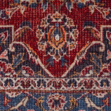 Flatwoven Washable Red Oriental Runner - Tullow - Image 7