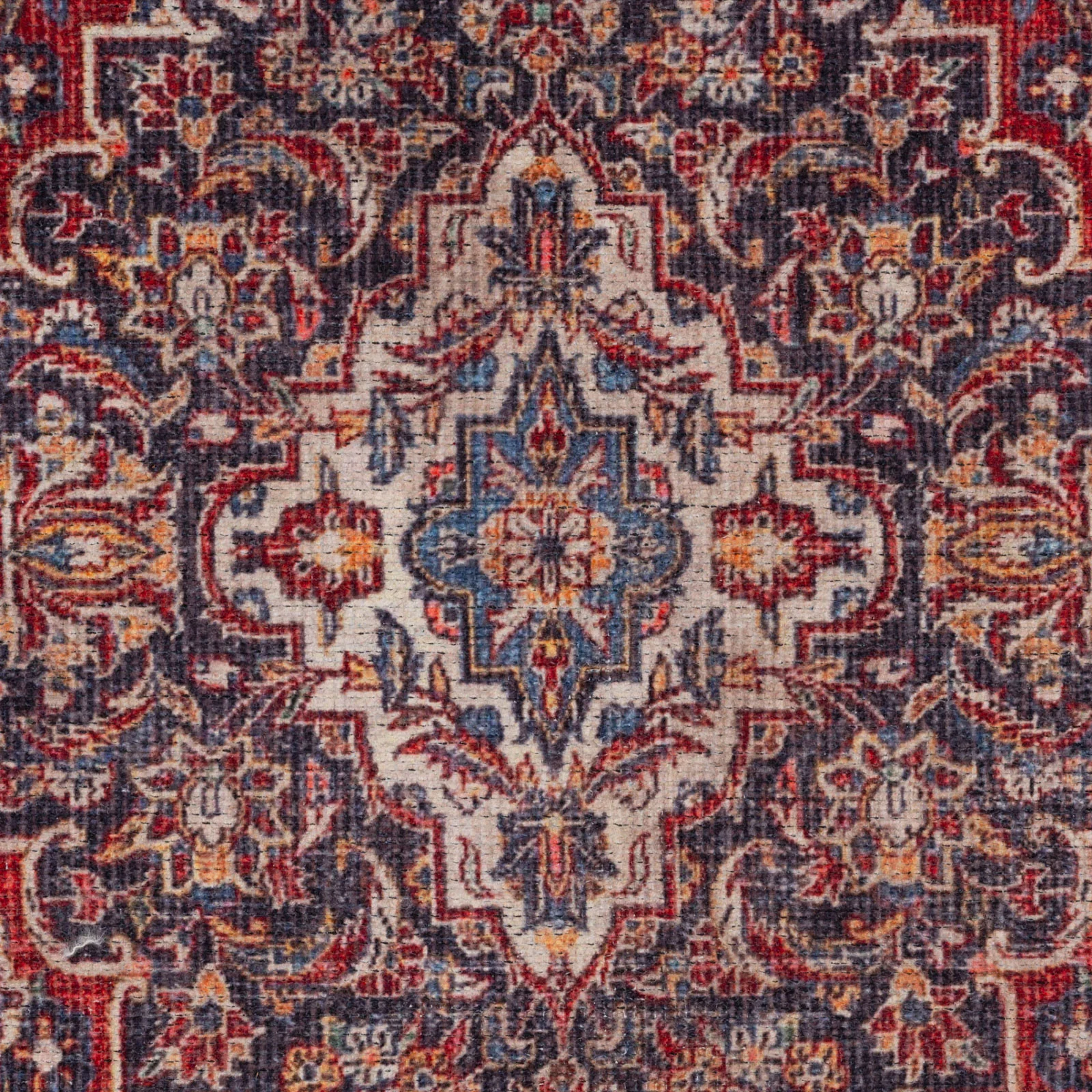 Flatwoven Washable Red Oriental Runner - Tullow - Image 8