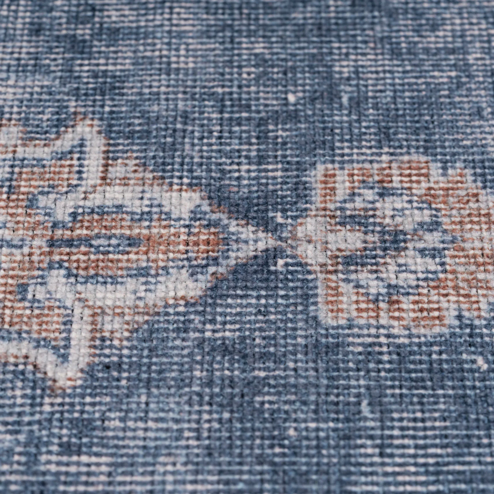 Flatwoven Washable Denim Blue Area Rug - Ballina - Image 8